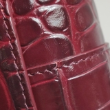 Balenciaga Hourglass Chain Wallet Crocodile Embossed Leather — thumbnail 11