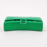 Balenciaga Hourglass Chain Wallet Crocodile Embossed Leather — thumbnail 6
