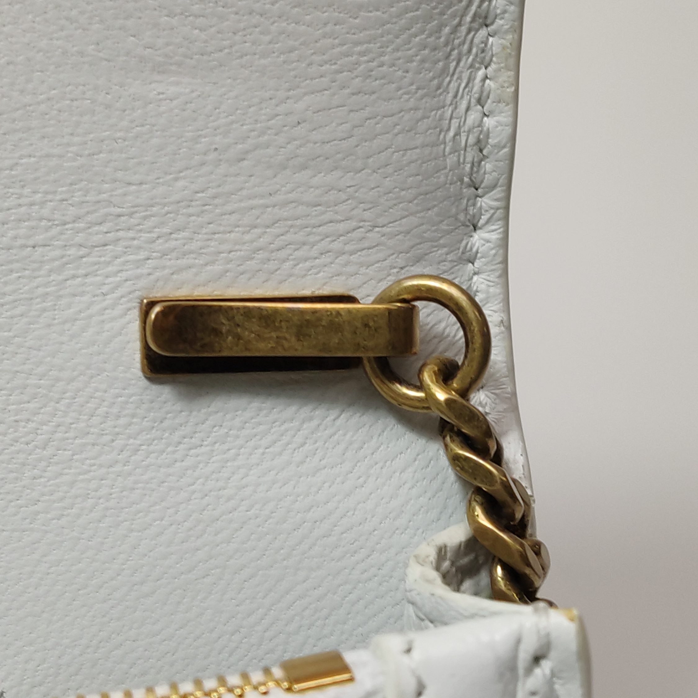Balenciaga Hourglass Chain Wallet Crocodile Embossed Leather — photo 17 of 19