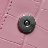 Balenciaga Hourglass Chain Wallet Crocodile Embossed Leather — thumbnail 10