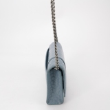 Balenciaga Hourglass Chain Wallet Crocodile Embossed Leather — thumbnail 4
