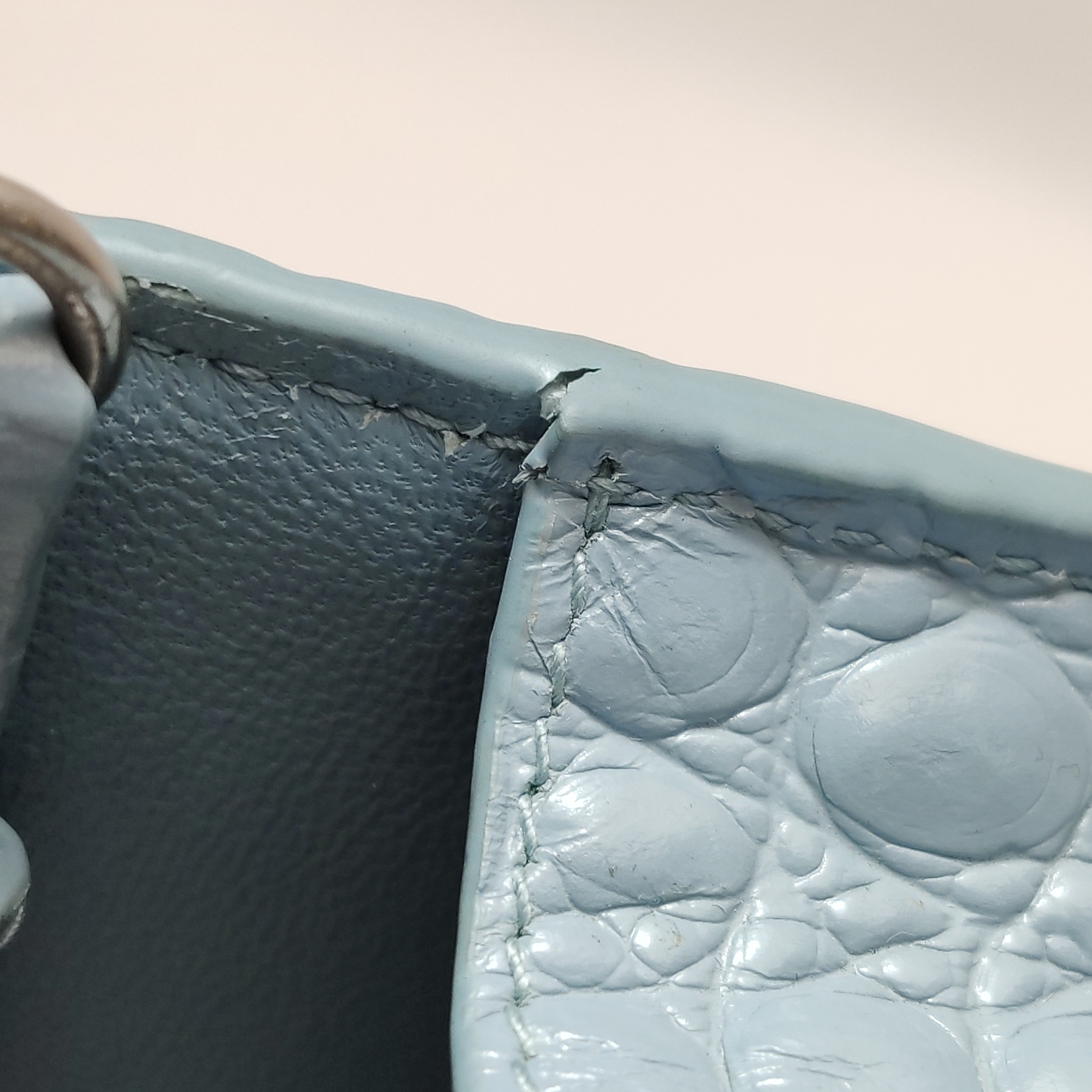 Balenciaga Hourglass Chain Wallet Crocodile Embossed Leather — photo 17 of 17