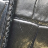 Balenciaga Hourglass Chain Wallet Crocodile Embossed Leather — thumbnail 11
