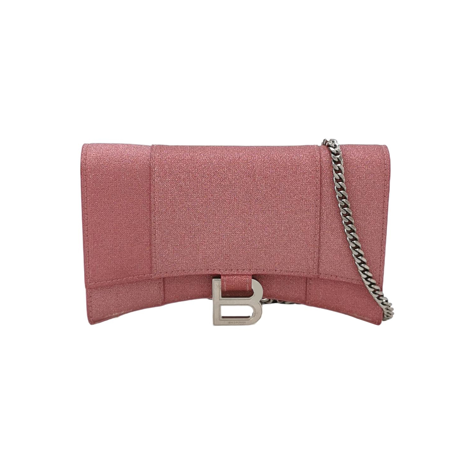 Balenciaga Hourglass Chain Wallet Glitter Leather — photo 1 of 9