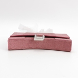 Balenciaga Hourglass Chain Wallet Glitter Leather — thumbnail 5