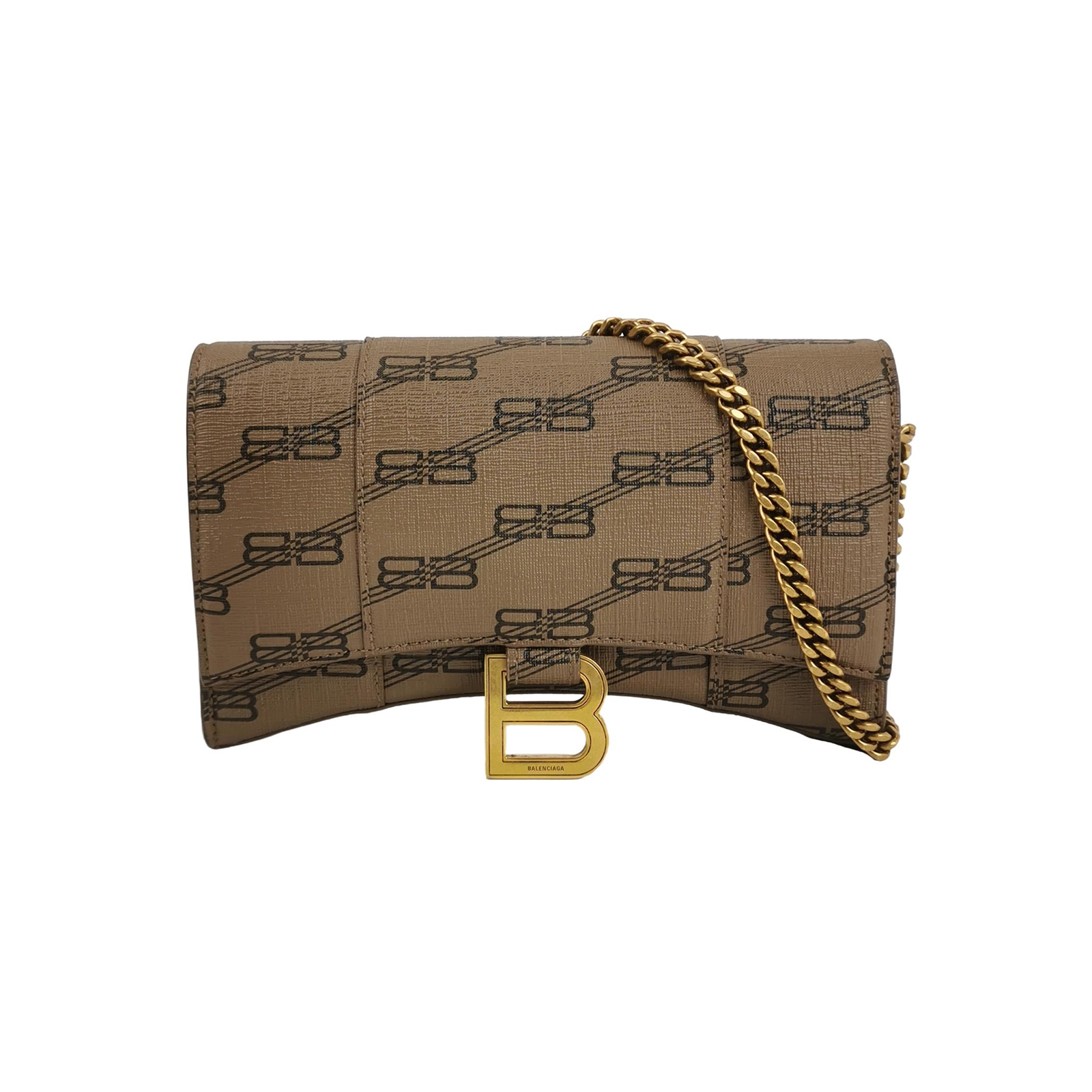 Balenciaga Hourglass Chain Wallet BB Monogram — photo 1 of 16