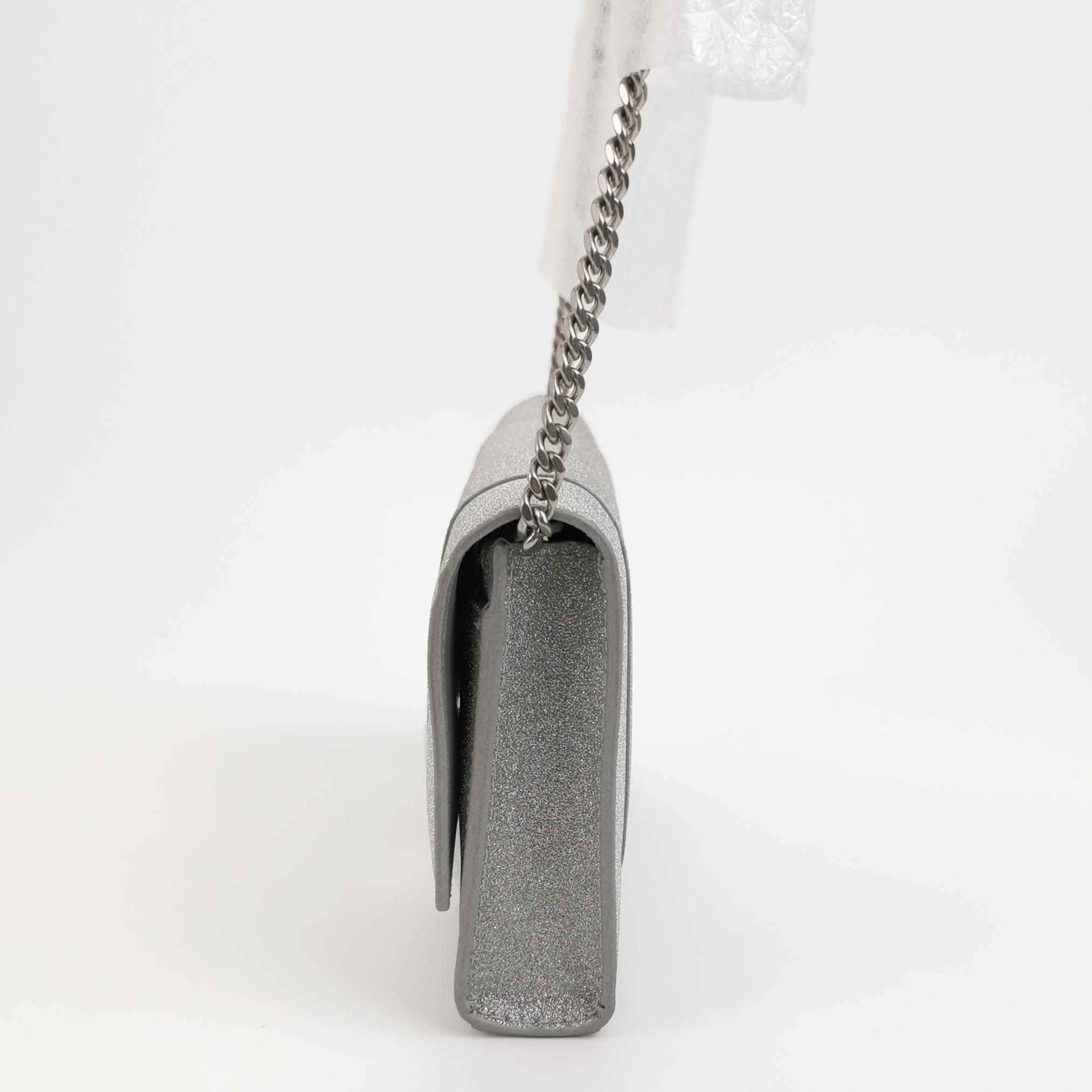 Balenciaga Hourglass Chain Wallet Glitter Leather — photo 3 of 15