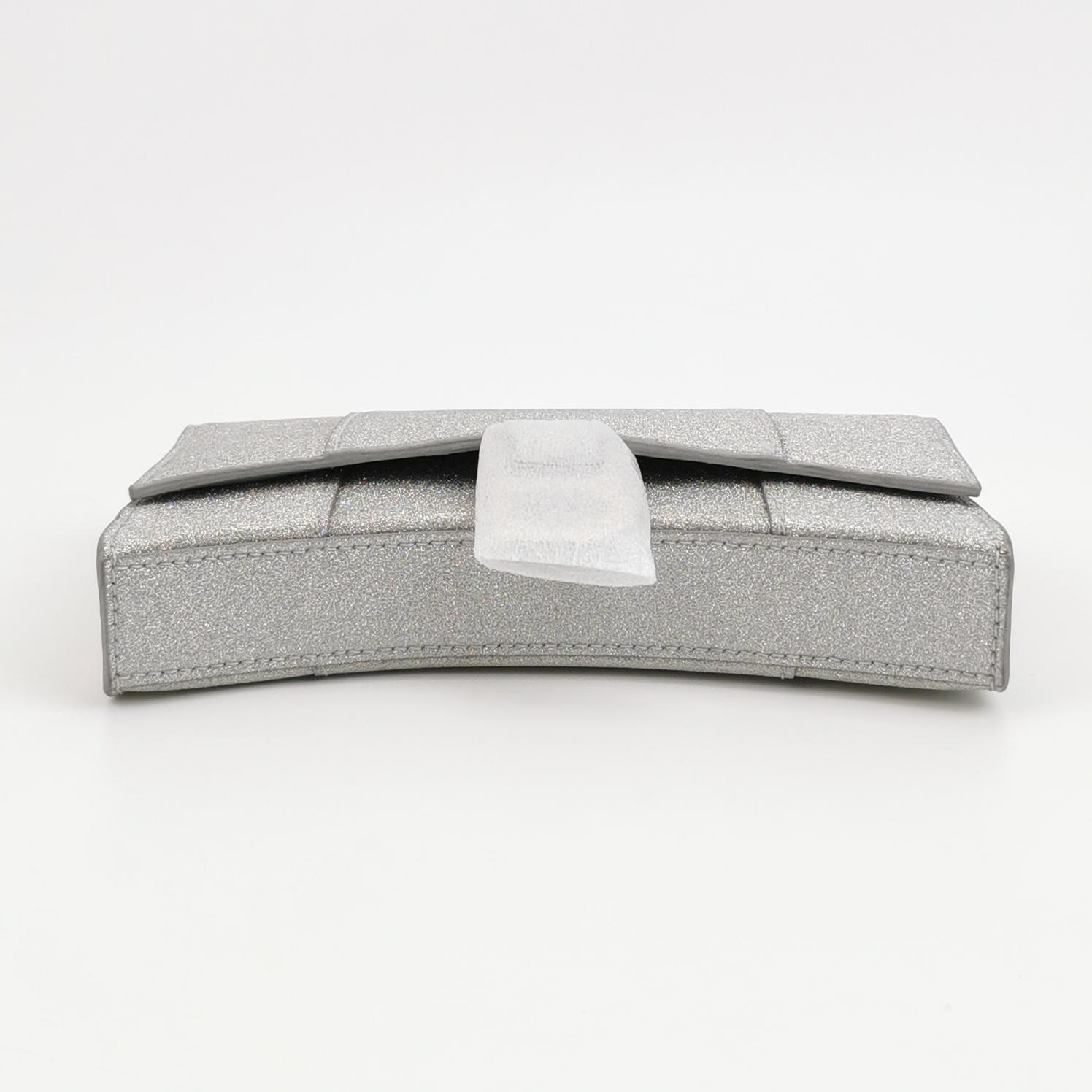 Balenciaga Hourglass Chain Wallet Glitter Leather — photo 6 of 15