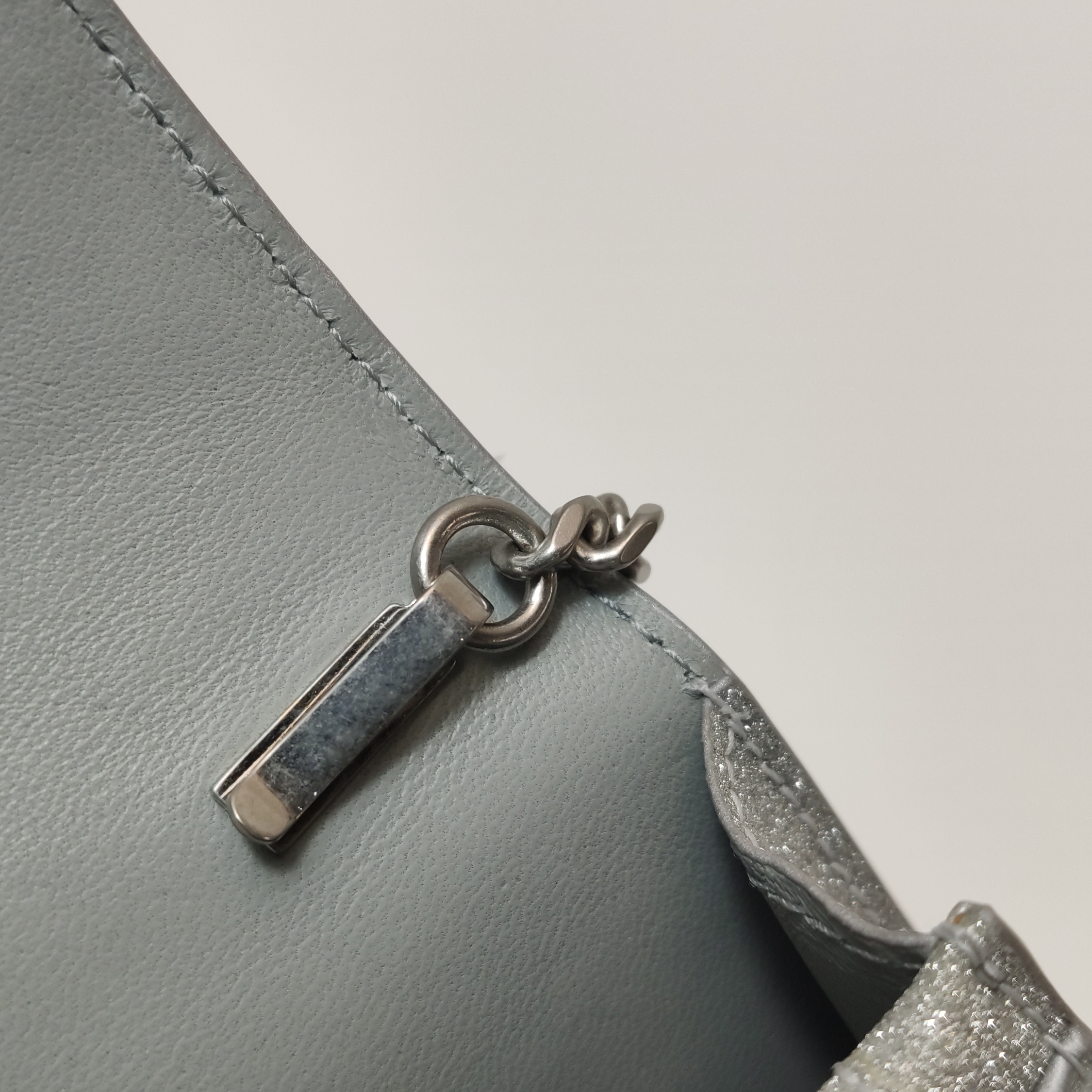 Balenciaga Hourglass Chain Wallet Glitter Leather — photo 13 of 15