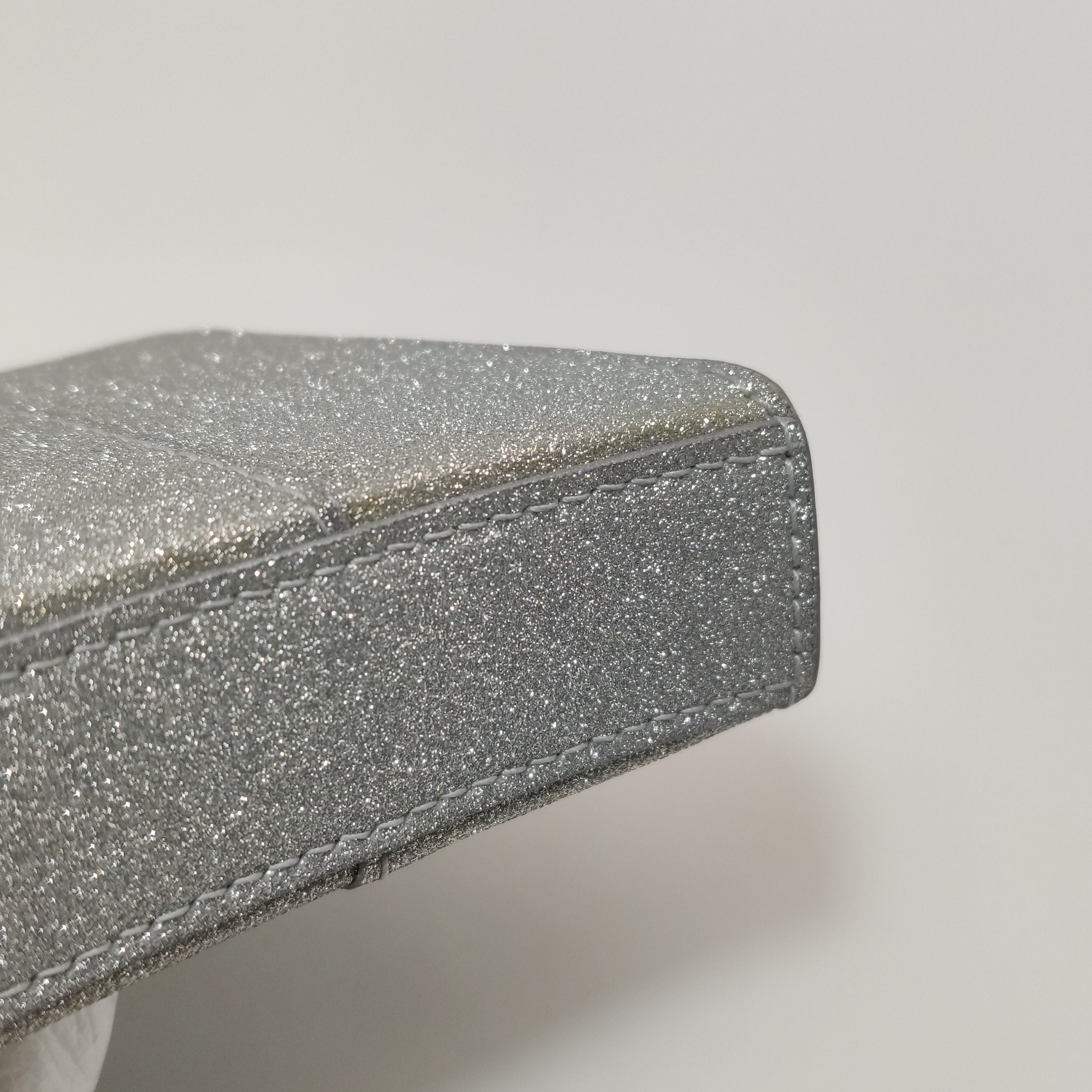 Balenciaga Hourglass Chain Wallet Glitter Leather — photo 12 of 15