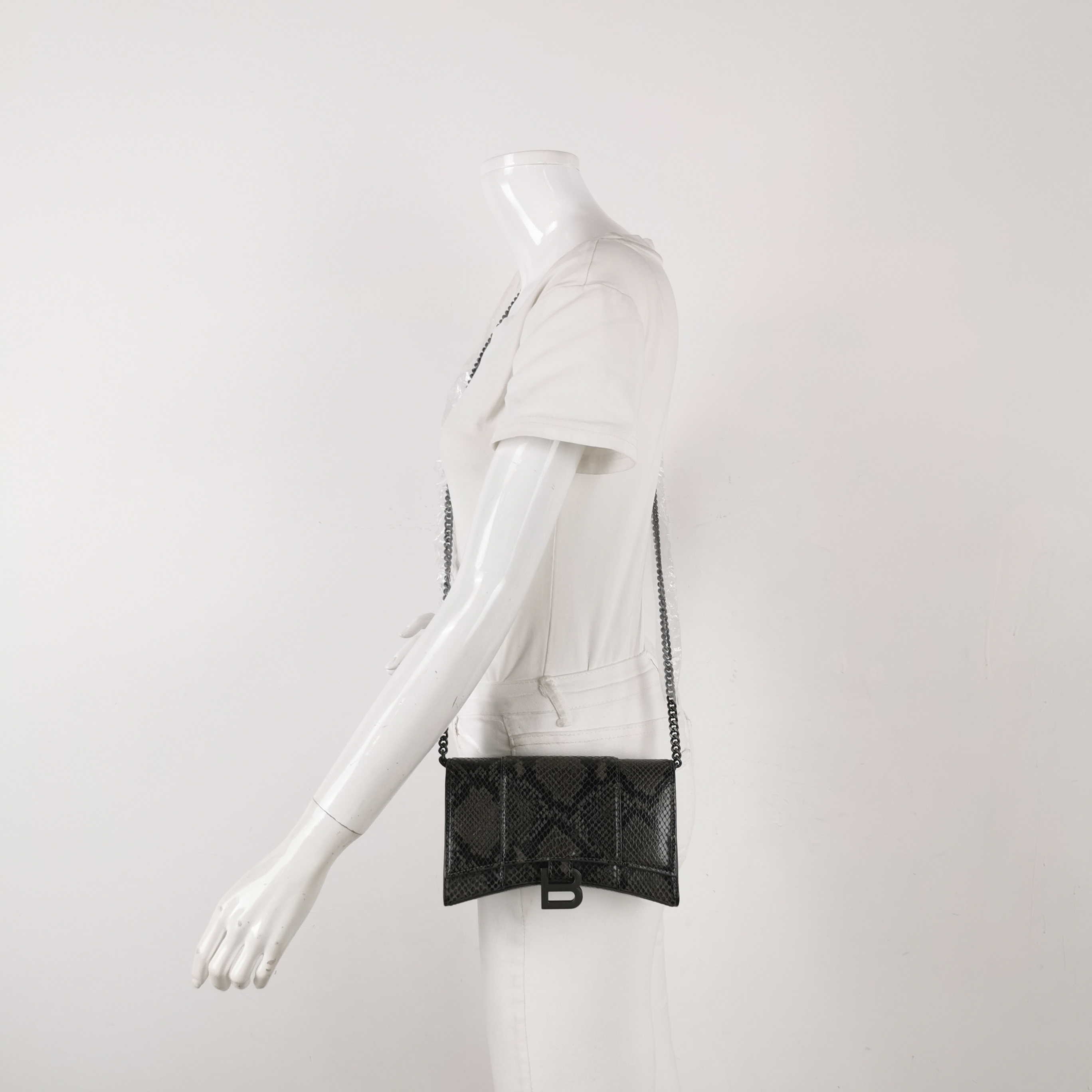 Balenciaga Hourglass Chain Wallet Leather — alternate view
