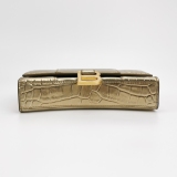 Balenciaga Hourglass Chain Wallet Crocodile Embossed Leather — thumbnail 6