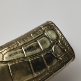 Balenciaga Hourglass Chain Wallet Crocodile Embossed Leather — thumbnail 15
