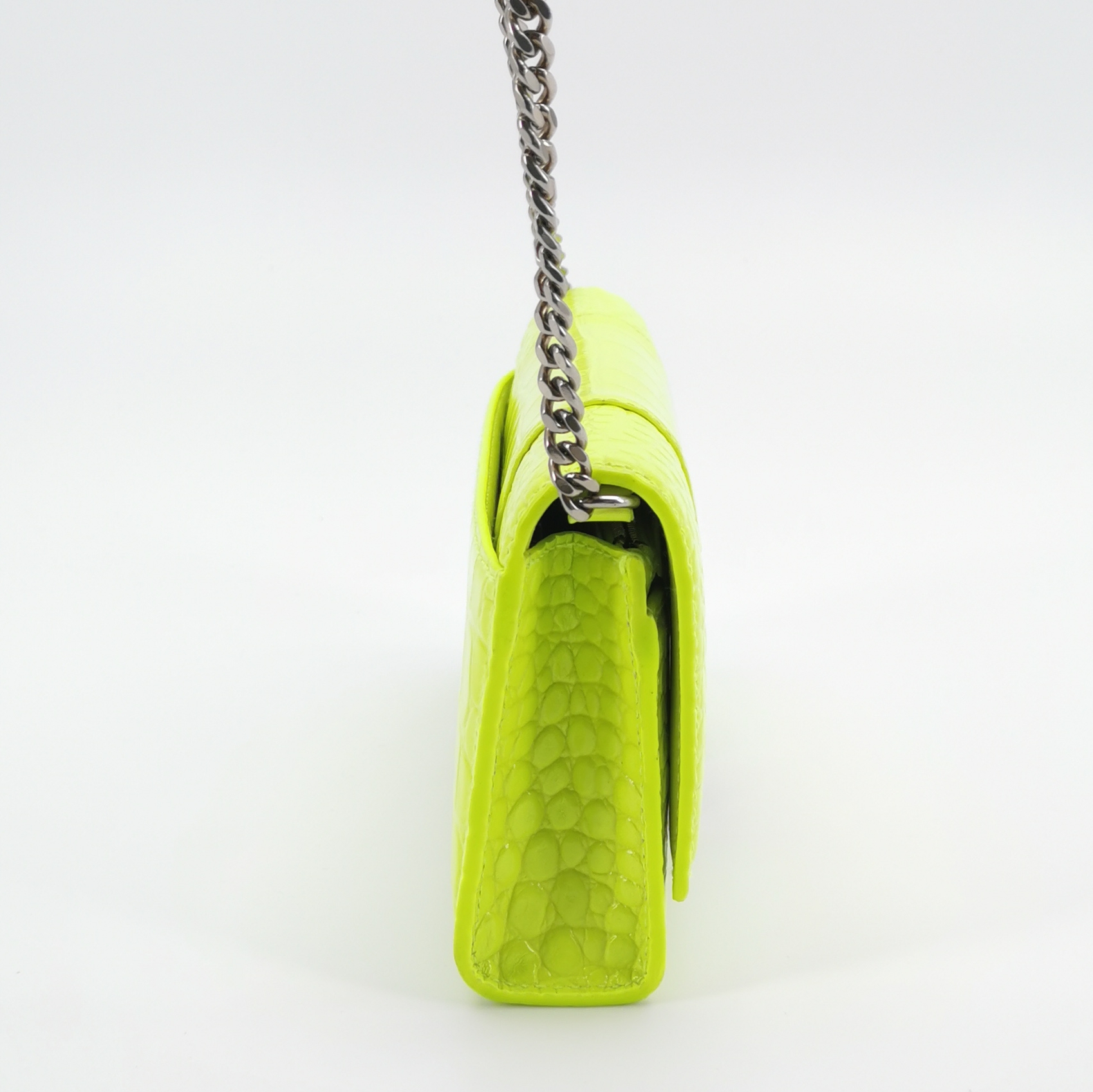 Balenciaga Hourglass Chain Wallet Crocodile Embossed Leather — photo 3 of 18