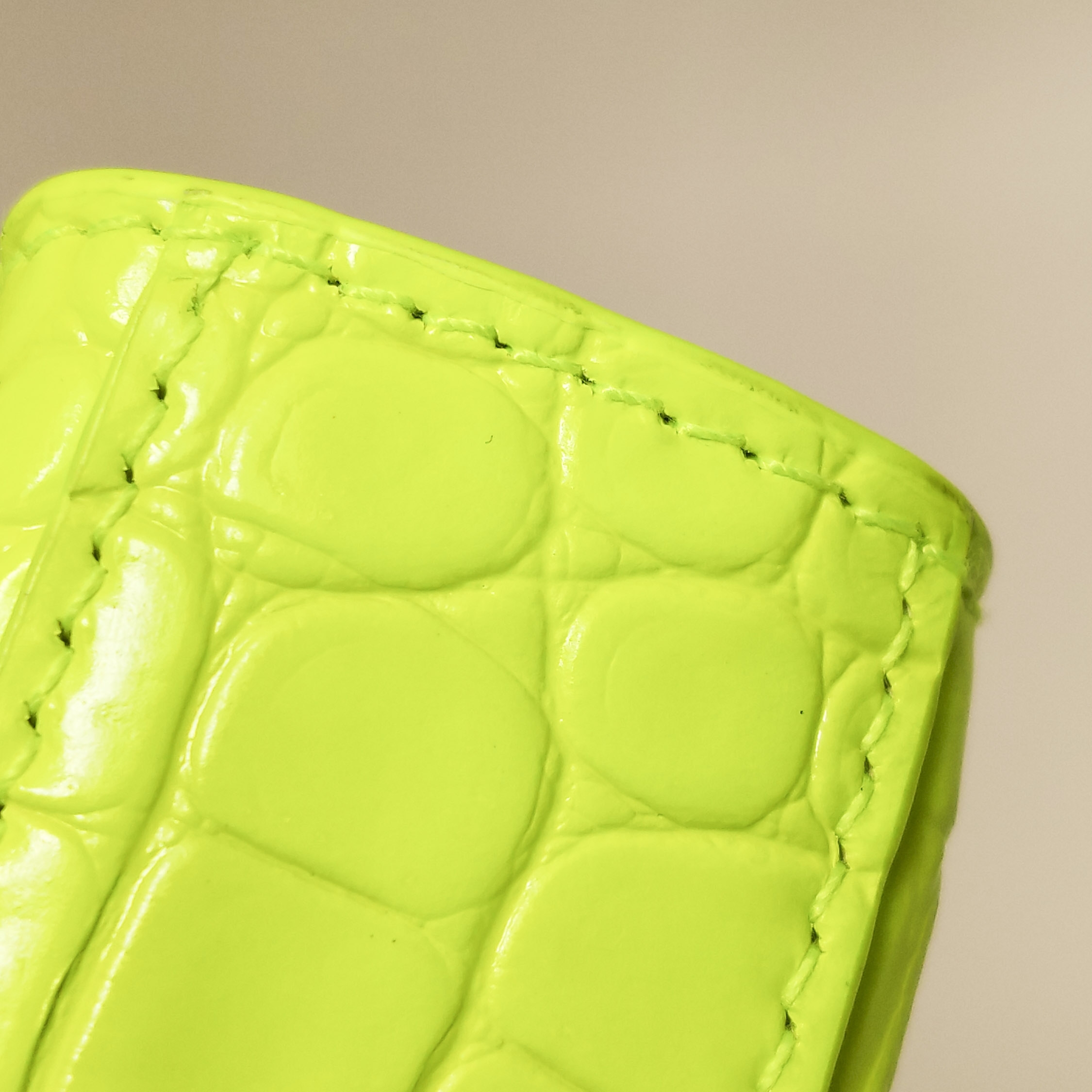 Balenciaga Hourglass Chain Wallet Crocodile Embossed Leather — photo 12 of 18