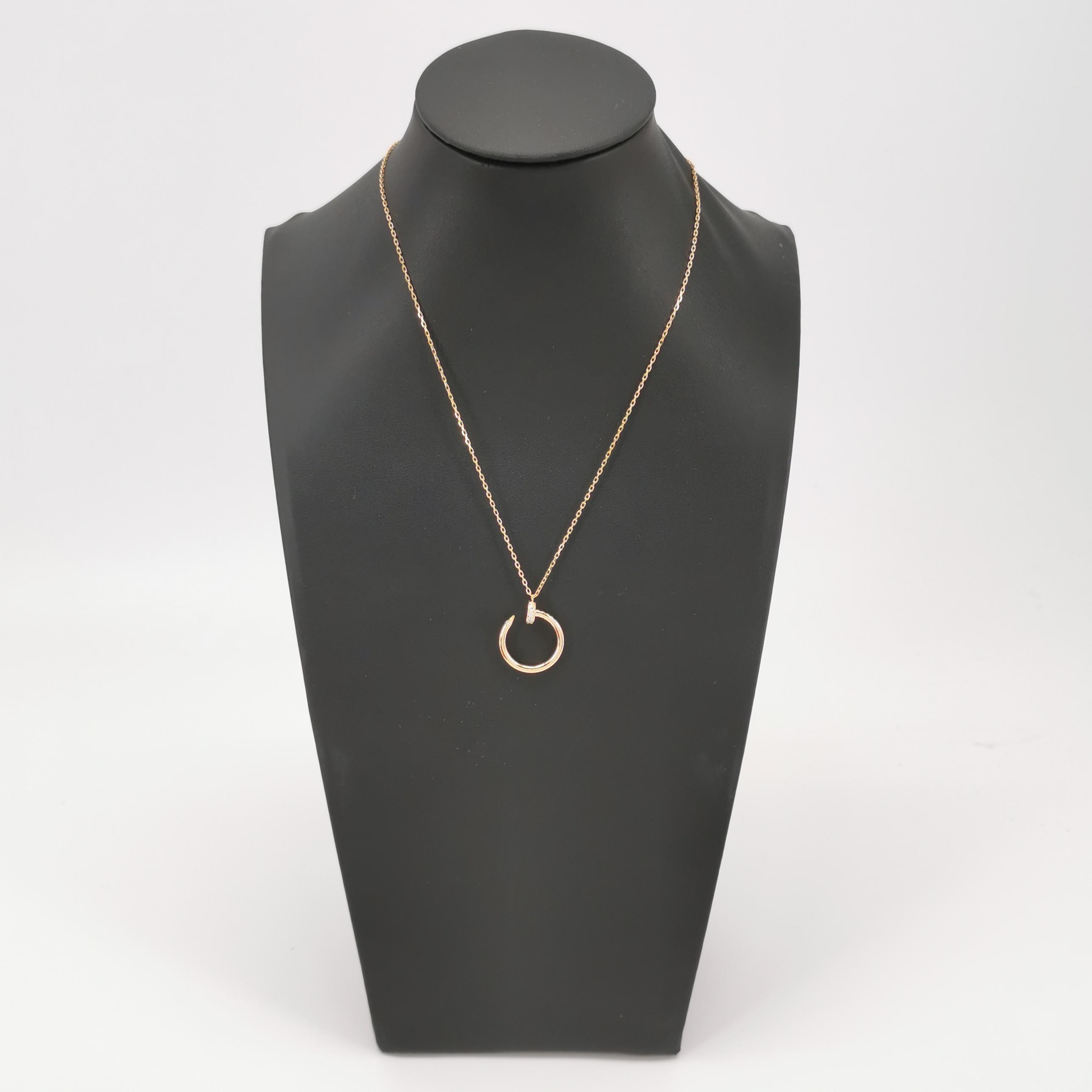Cartier Juste un Clou Pendant Necklace 18K Yellow Gold with — alternate view