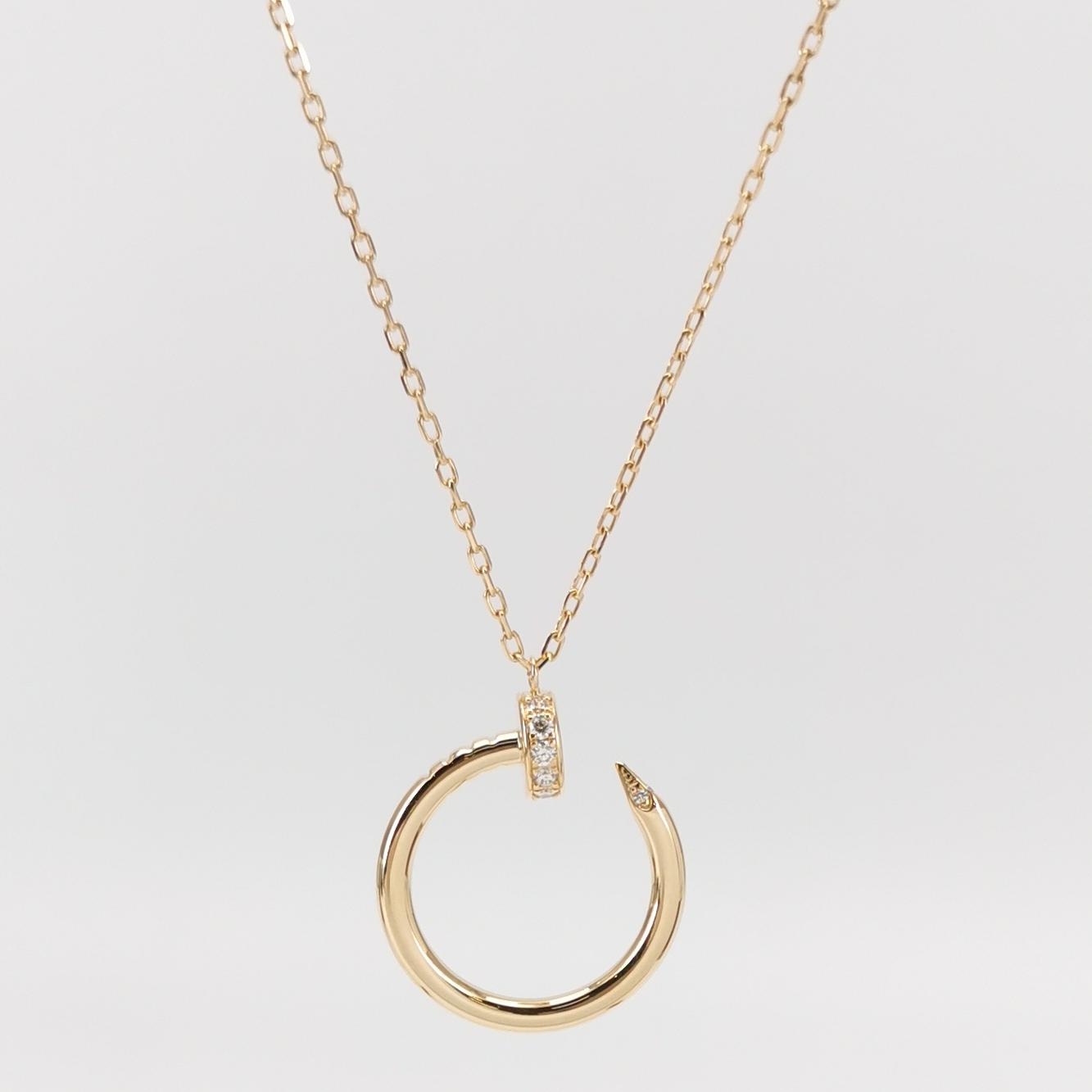 Cartier Juste un Clou Pendant Necklace 18K Yellow Gold with — photo 3 of 6