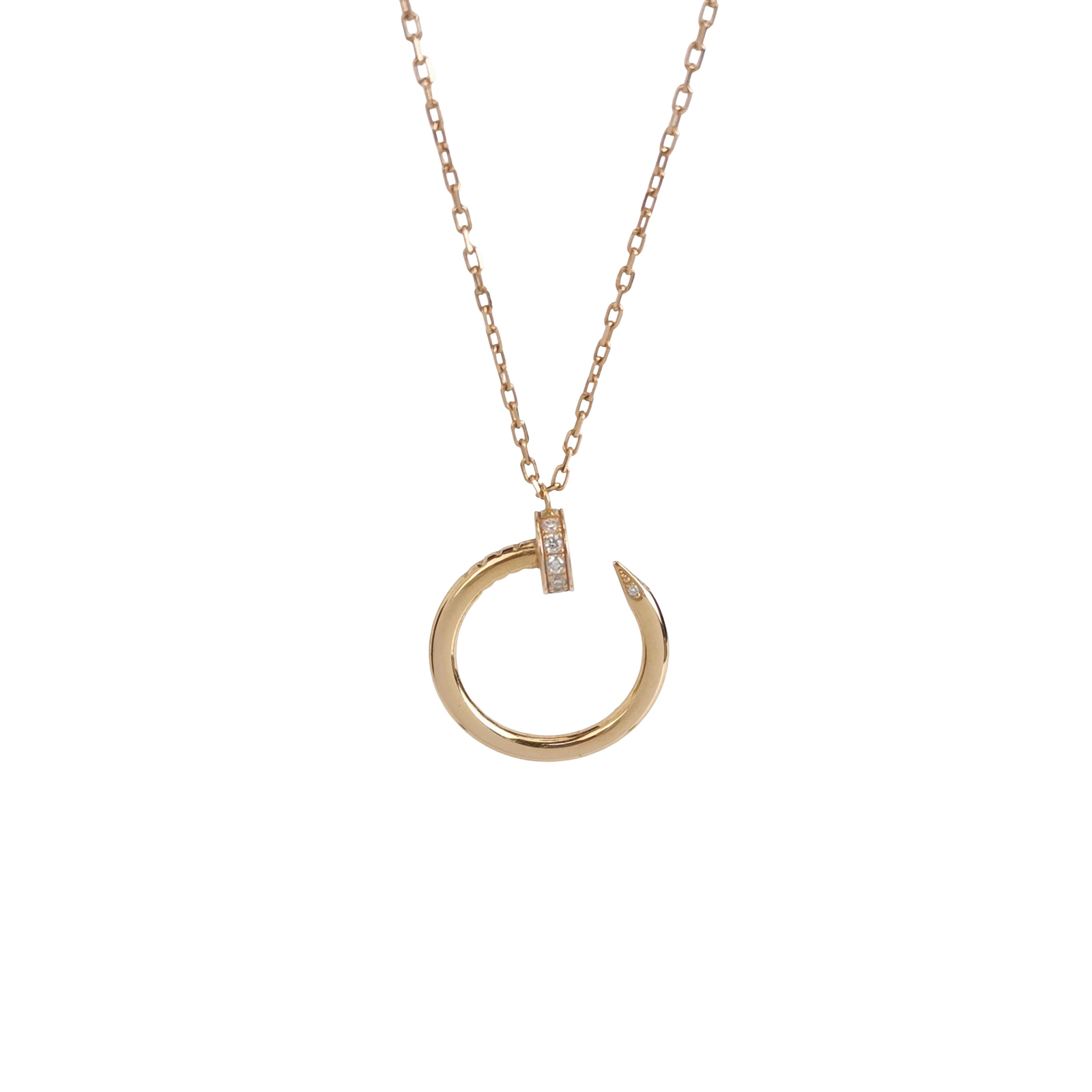 Cartier Juste un Clou Pendant Necklace 18K Rose Gold with — photo 1 of 7