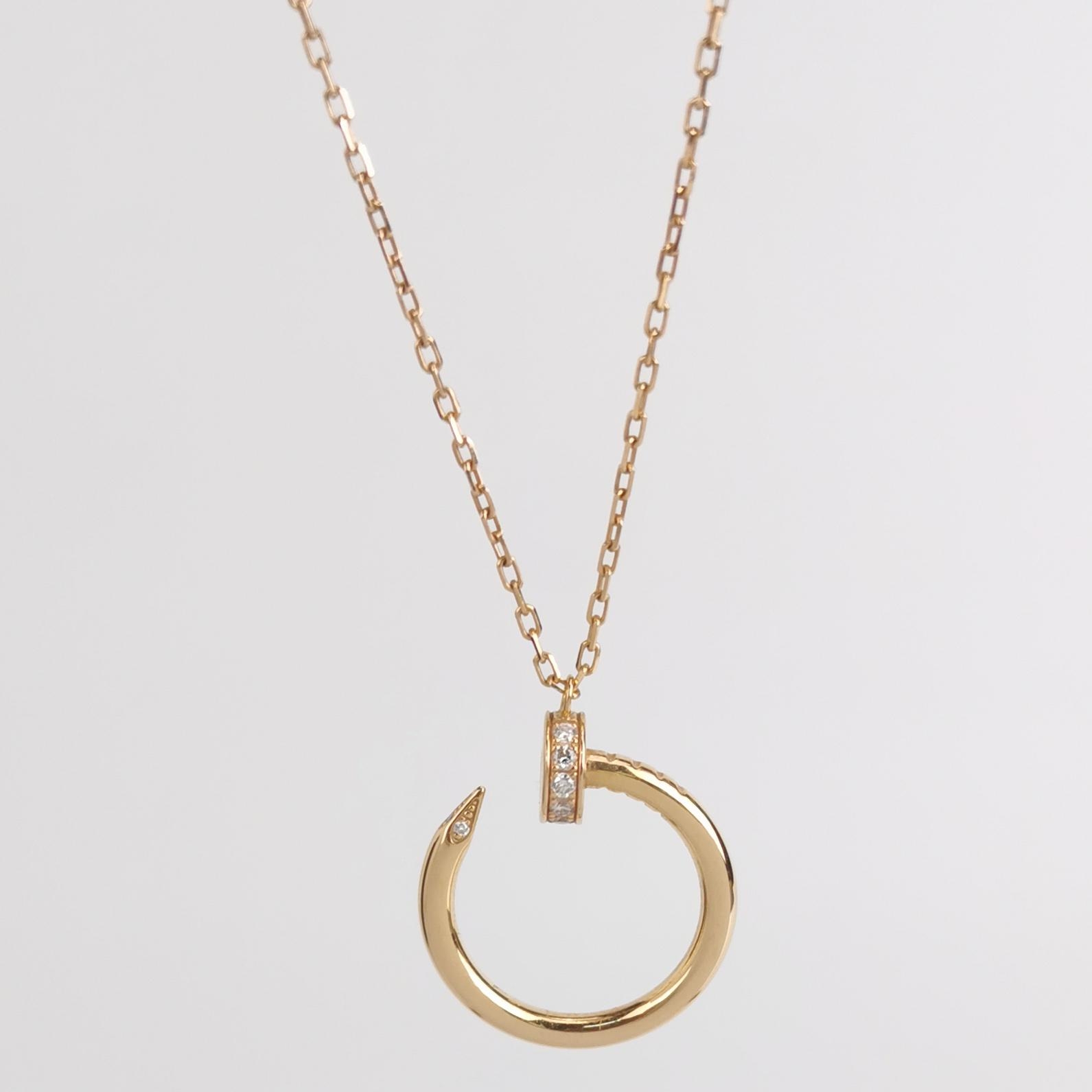 Cartier Juste un Clou Pendant Necklace 18K Rose Gold with — photo 3 of 7