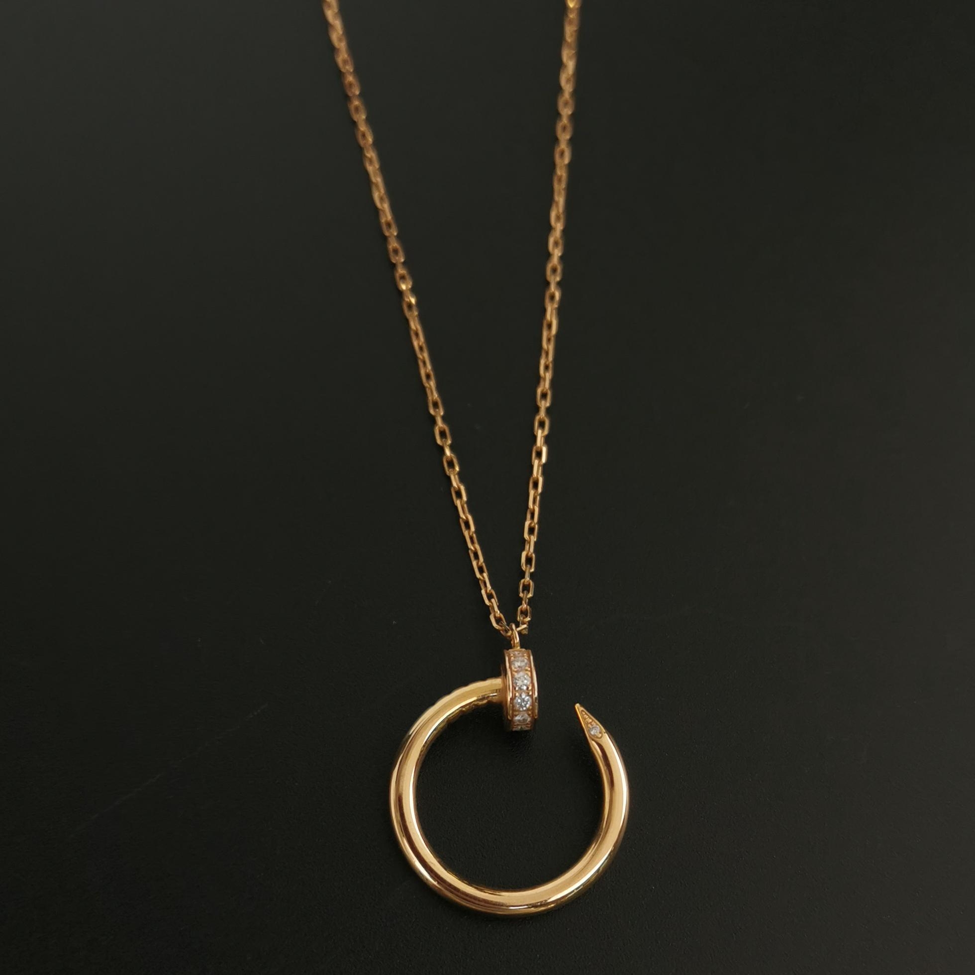 Cartier Juste un Clou Pendant Necklace 18K Rose Gold with — photo 5 of 7