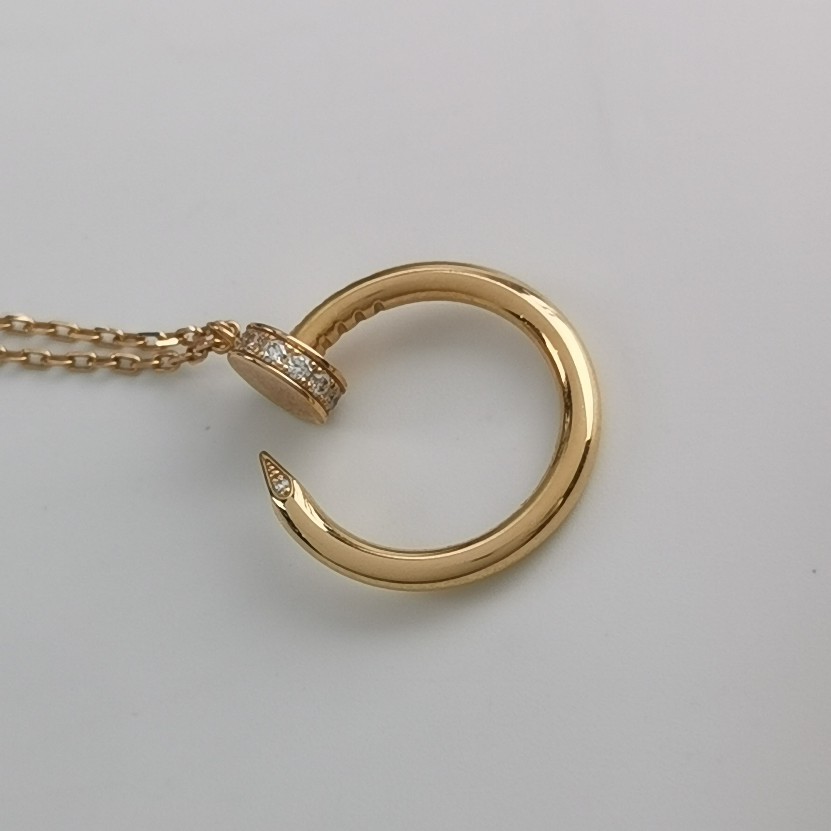 Cartier Juste un Clou Pendant Necklace 18K Rose Gold with — photo 6 of 7