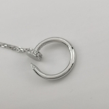 Cartier Juste un Clou Pendant Necklace 18K White Gold with Diamonds — thumbnail 6