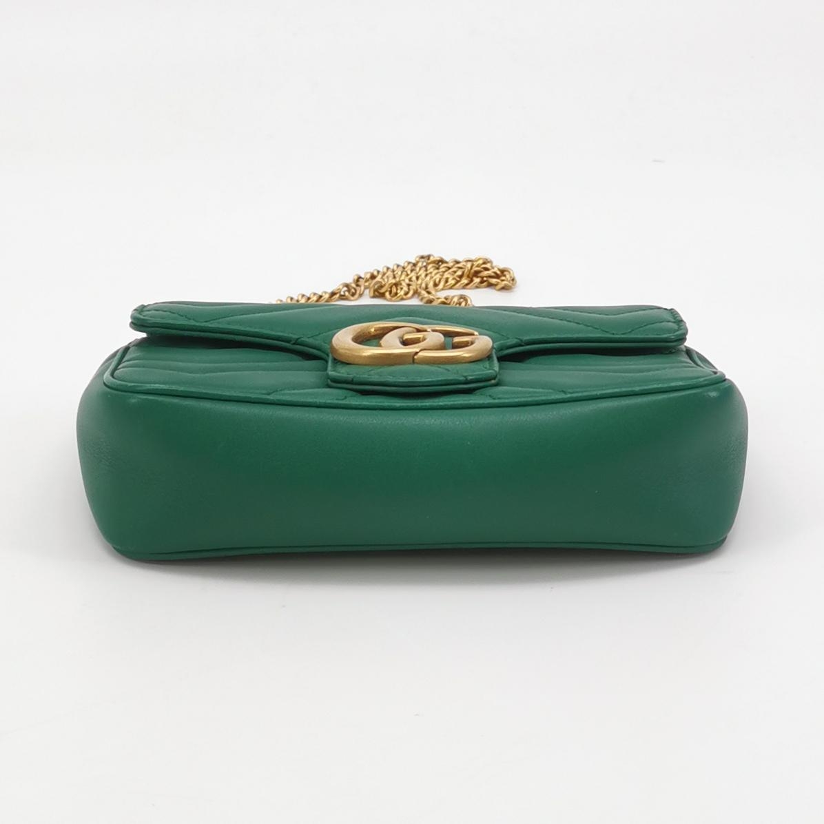 Gucci GG Marmont Flap Bag Matelasse Leather Super Mini — photo 6 of 21
