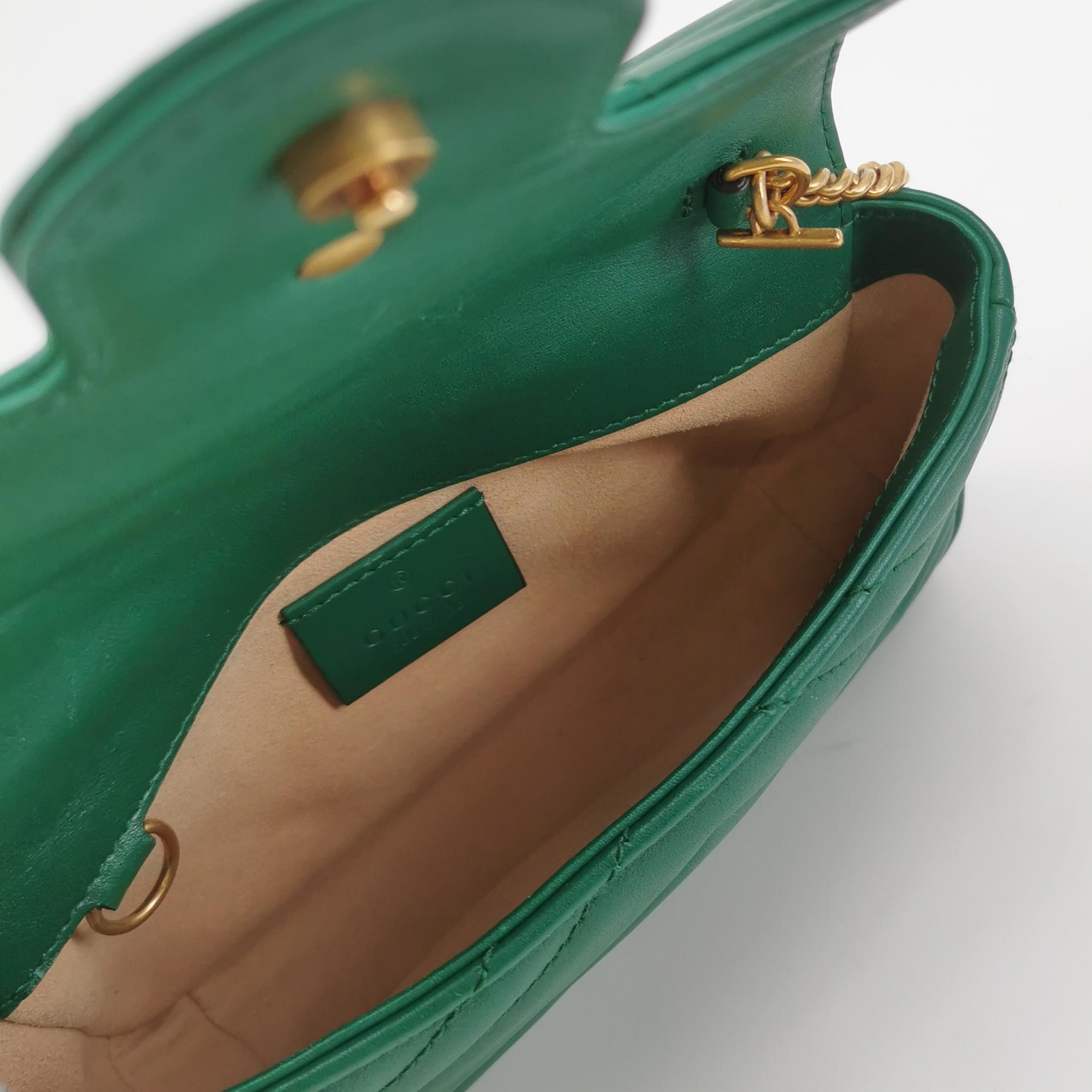 Gucci GG Marmont Flap Bag Matelasse Leather Super Mini — photo 7 of 21