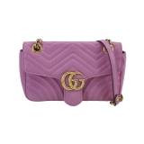 Gucci GG Marmont Flap Bag Matelasse Leather Small — thumbnail 1