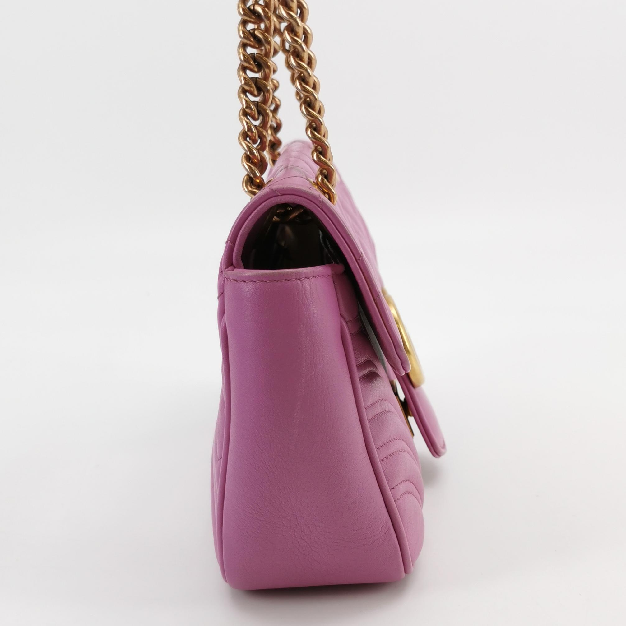 Gucci GG Marmont Flap Bag Matelasse Leather Small — photo 4 of 23