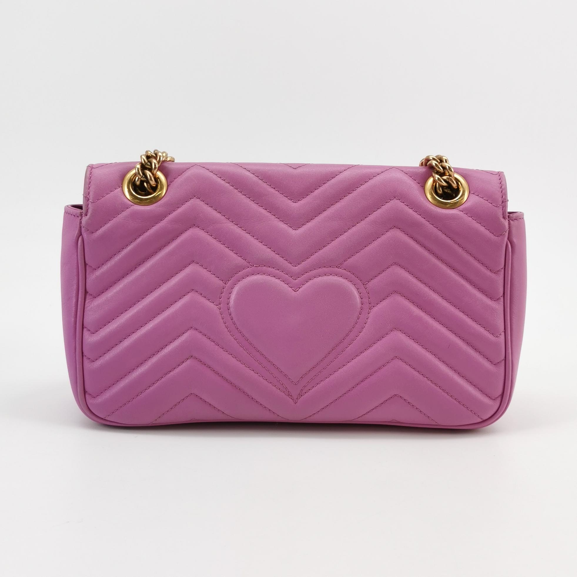 Gucci GG Marmont Flap Bag Matelasse Leather Small — photo 5 of 23