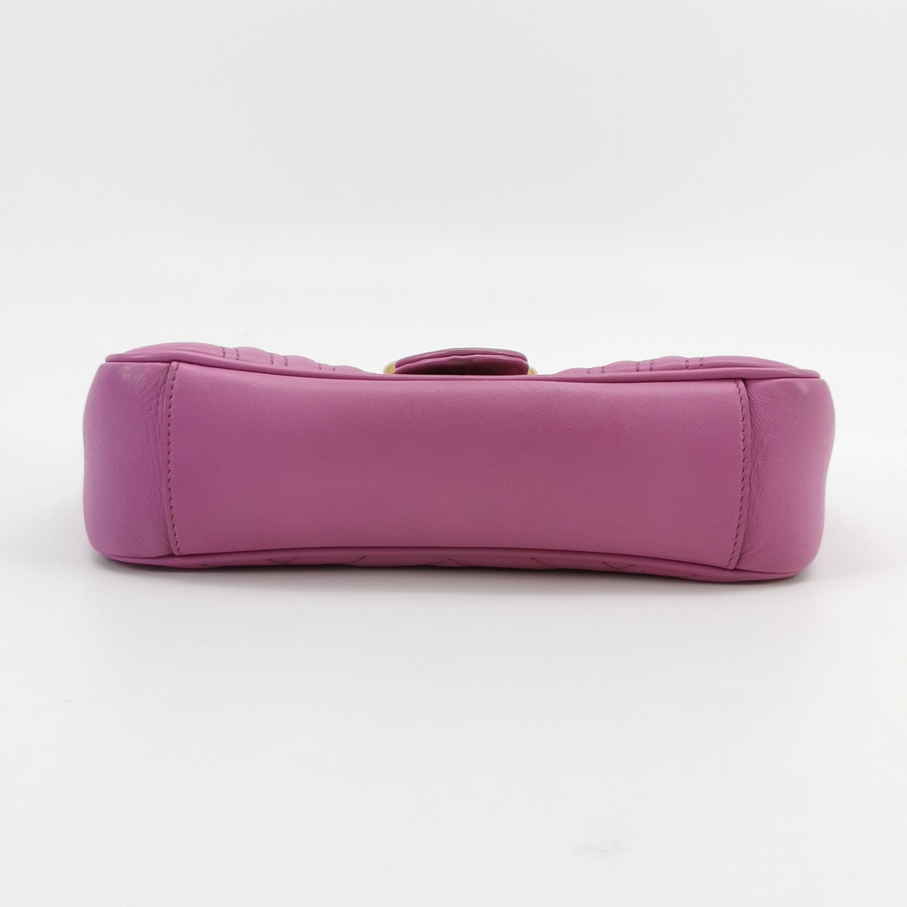 Gucci GG Marmont Flap Bag Matelasse Leather Small — photo 6 of 23