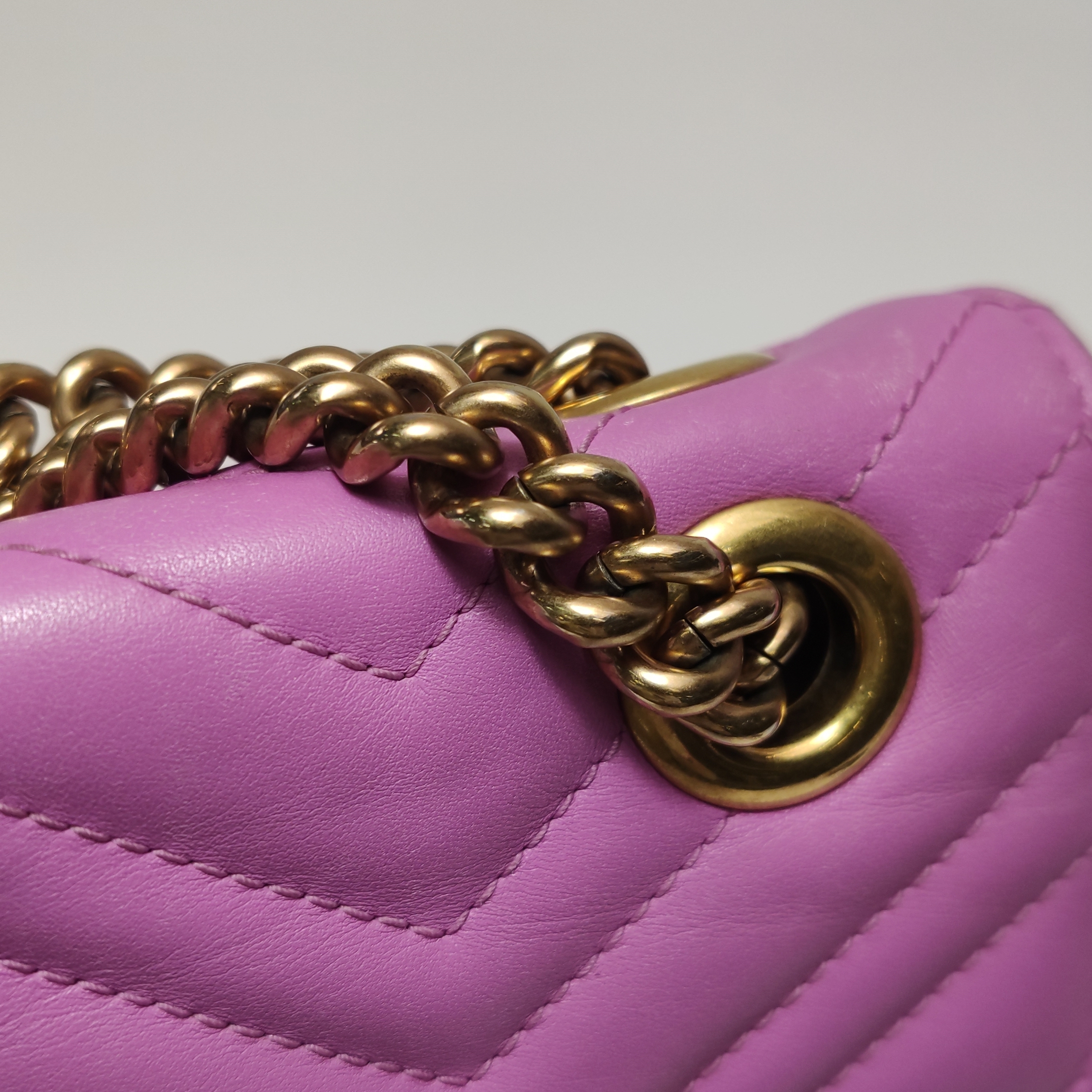 Gucci GG Marmont Flap Bag Matelasse Leather Small — photo 18 of 23