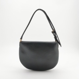 Fendi Crescent Gold Hardware Logo Shoulder Bag Black — thumbnail 5
