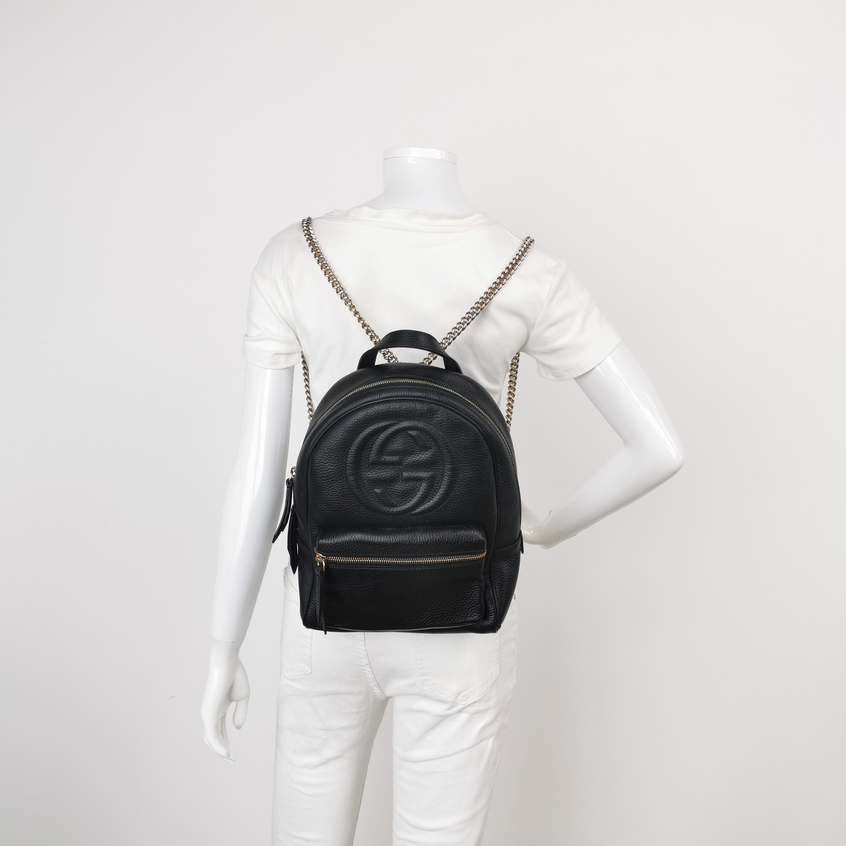 Gucci Soho Chain Backpack Leather — alternate view