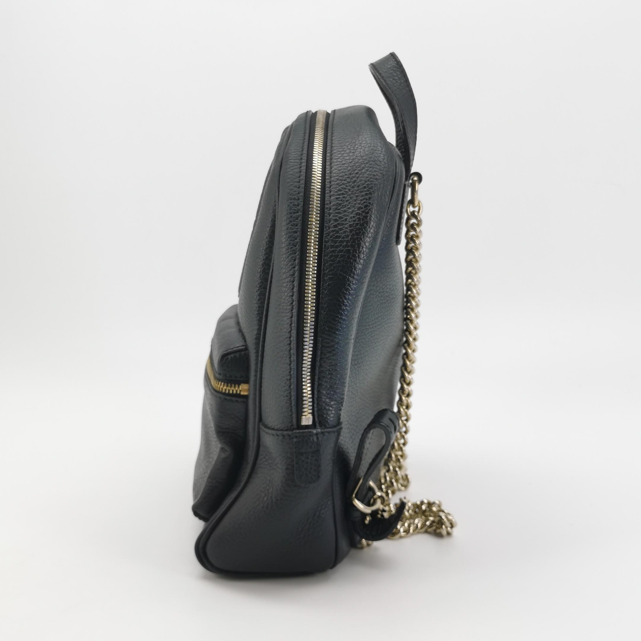 Gucci Soho Chain Backpack Leather — photo 3 of 16