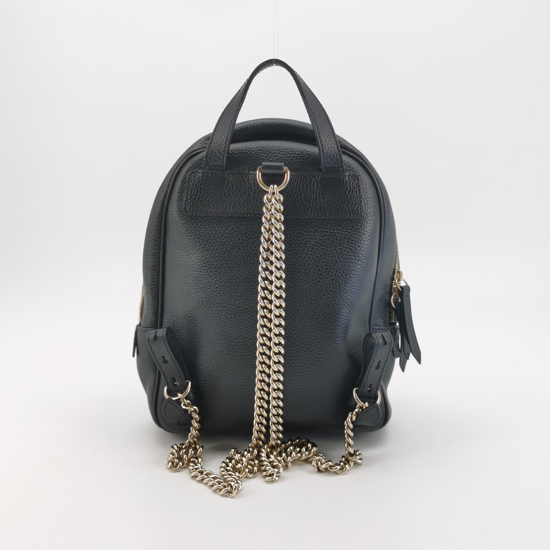 Gucci Soho Chain Backpack Leather — photo 5 of 16
