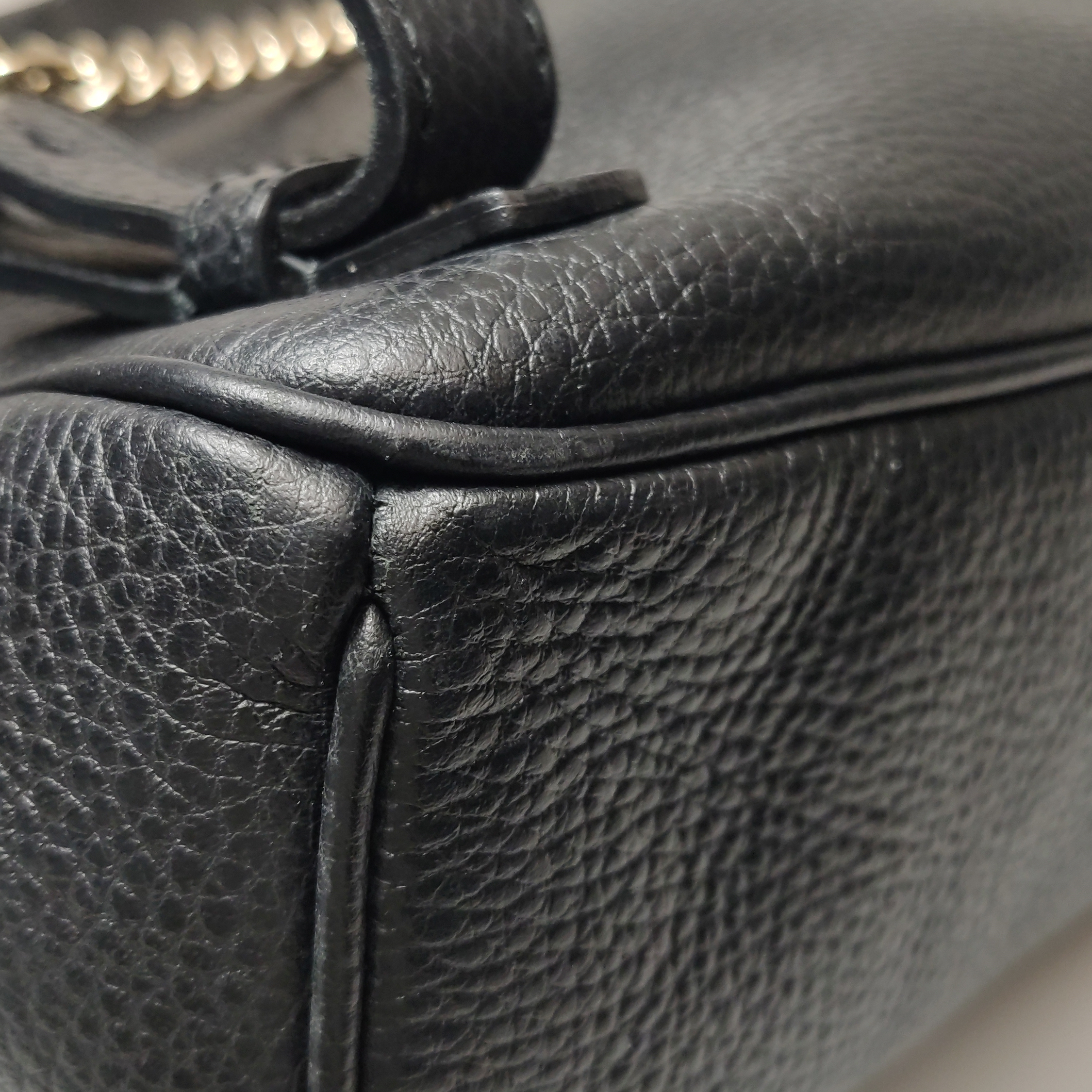 Gucci Soho Chain Backpack Leather — photo 13 of 16