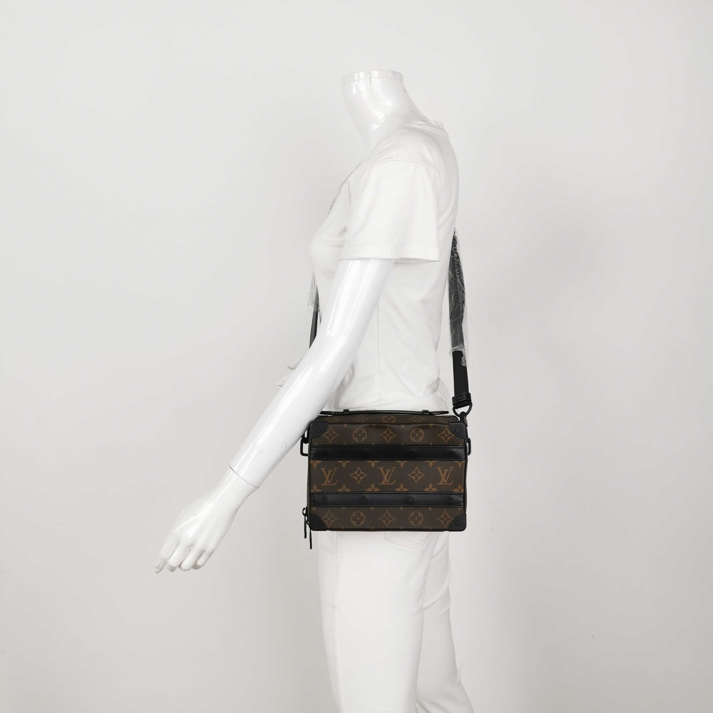 Louis Vuitton(LV) Handle Soft Trunk Bag Macassar Monogram Canvas — alternate view