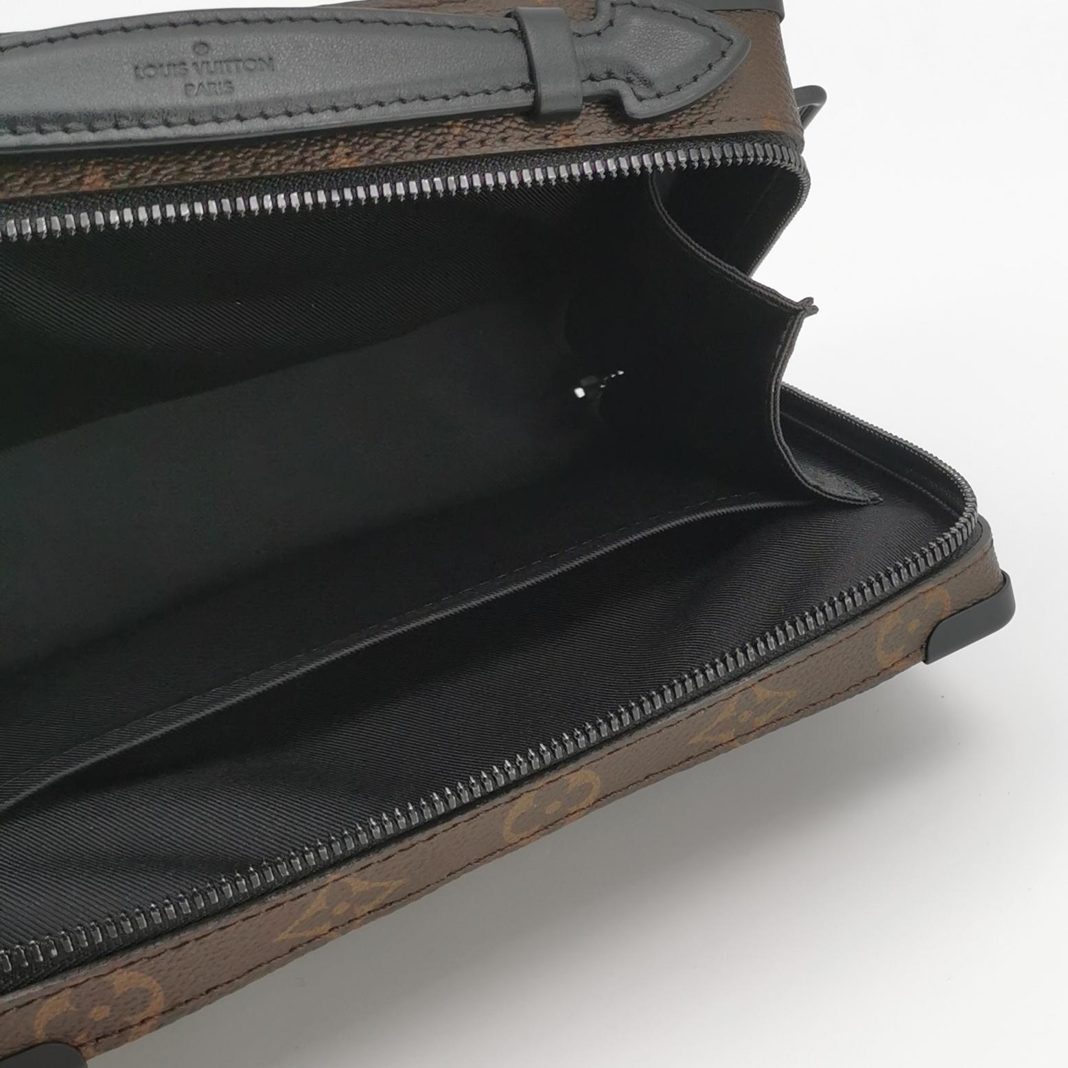 Louis Vuitton(LV) Handle Soft Trunk Bag Macassar Monogram Canvas — photo 9 of 15