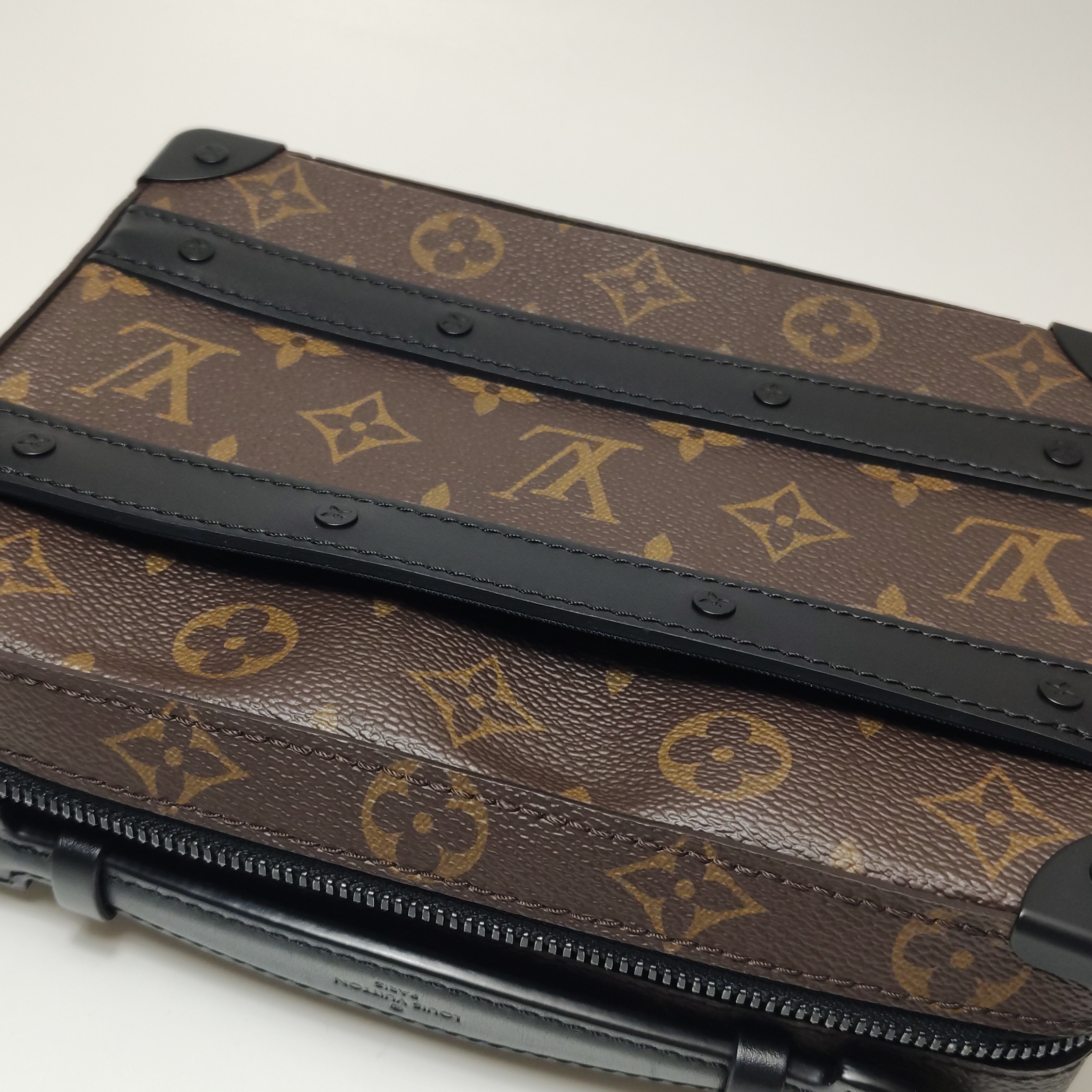Louis Vuitton(LV) Handle Soft Trunk Bag Macassar Monogram Canvas — photo 7 of 15