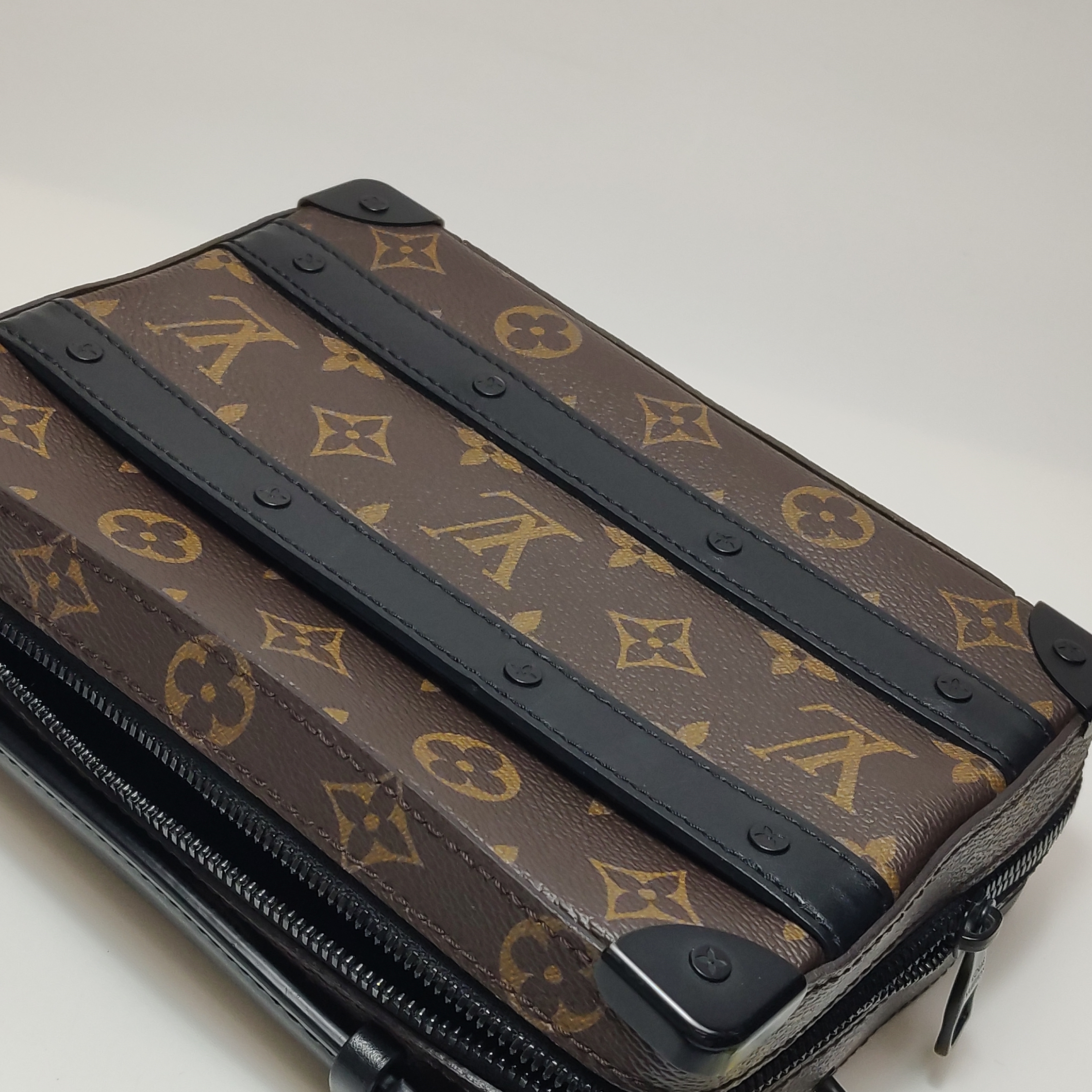 Louis Vuitton(LV) Handle Soft Trunk Bag Macassar Monogram Canvas — photo 7 of 19