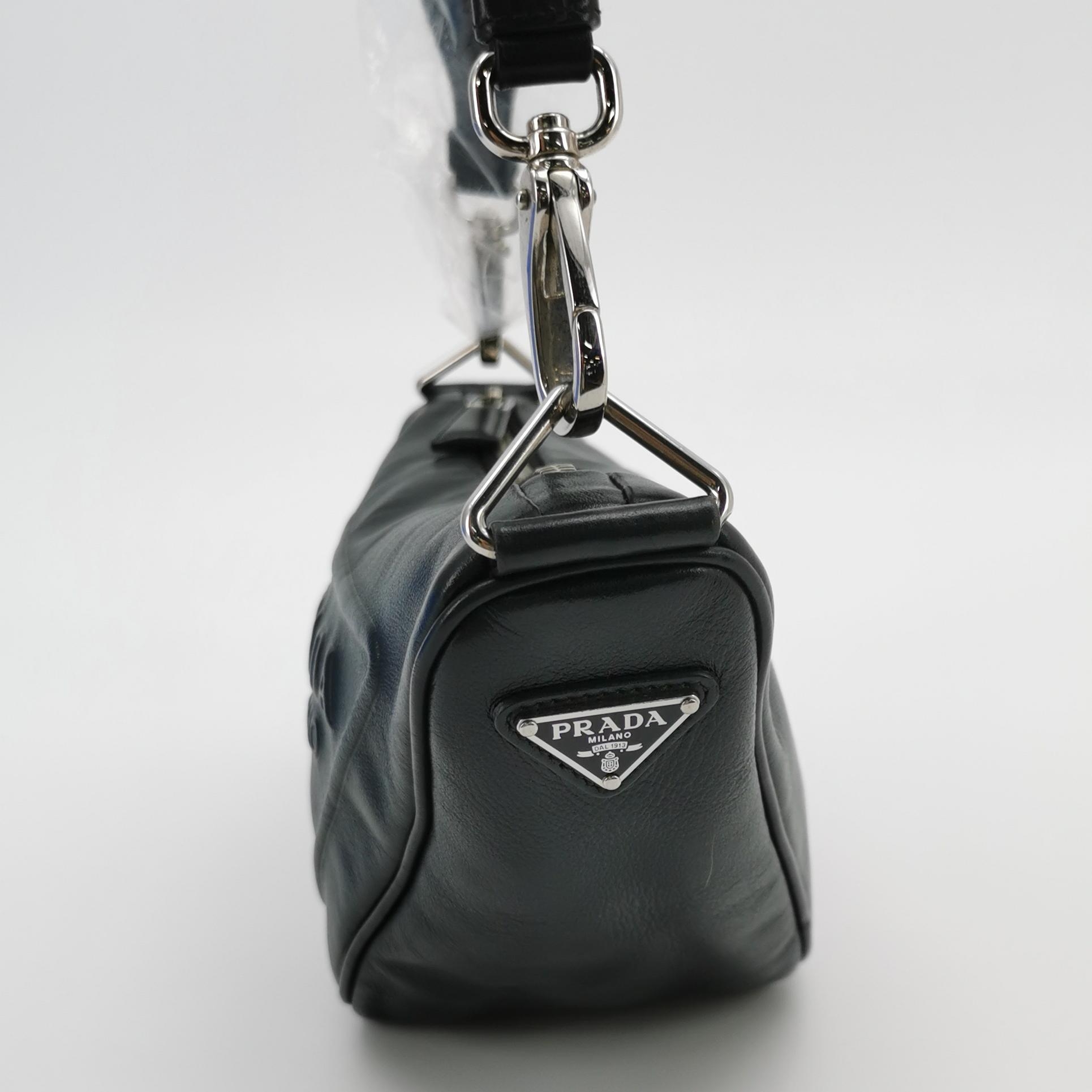 Prada Triangle Logo Zip Crossbody Bag Leather Small — photo 3 of 23