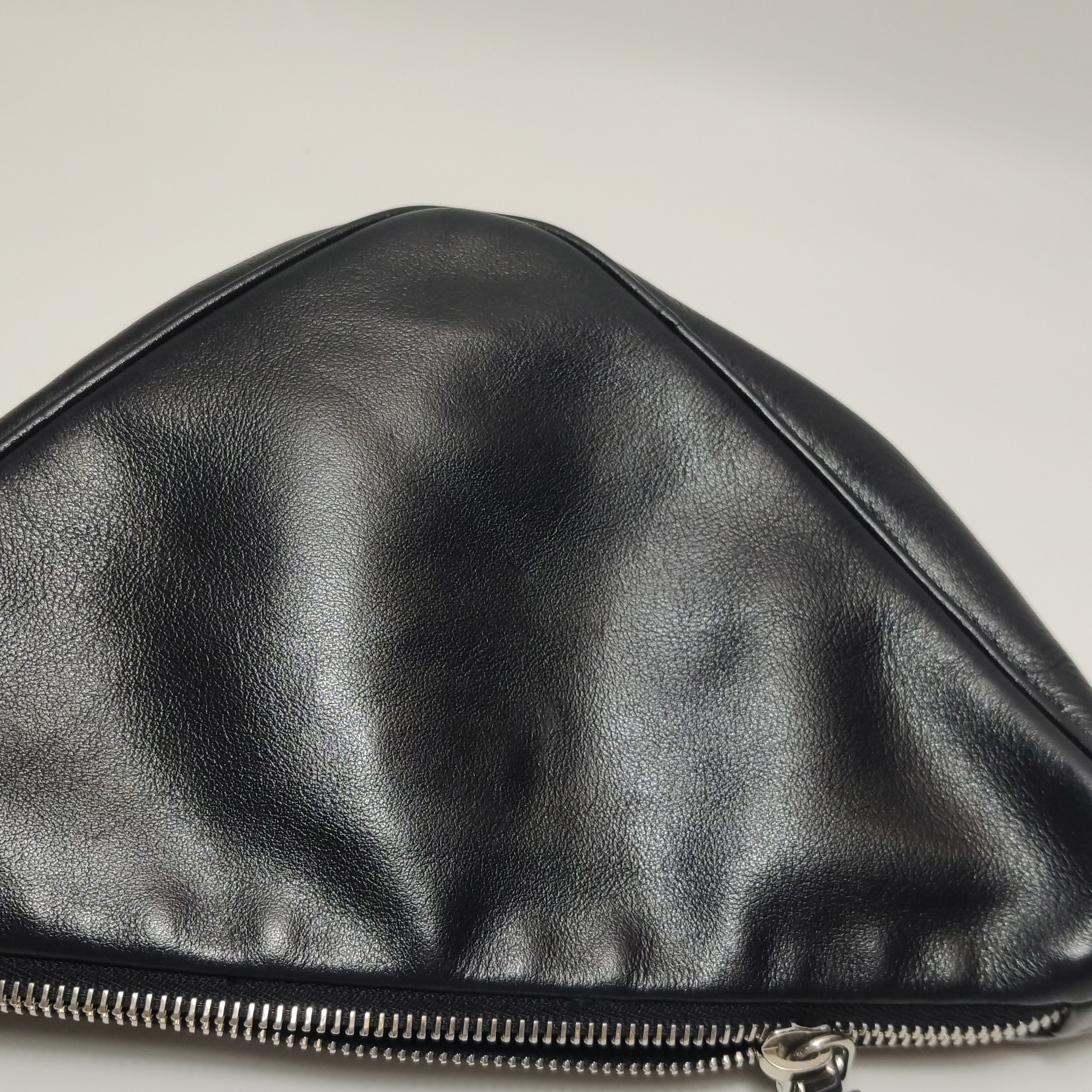 Prada Triangle Logo Zip Crossbody Bag Leather Small — photo 9 of 23