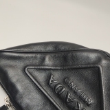 Prada Triangle Logo Zip Crossbody Bag Leather Small — thumbnail 10