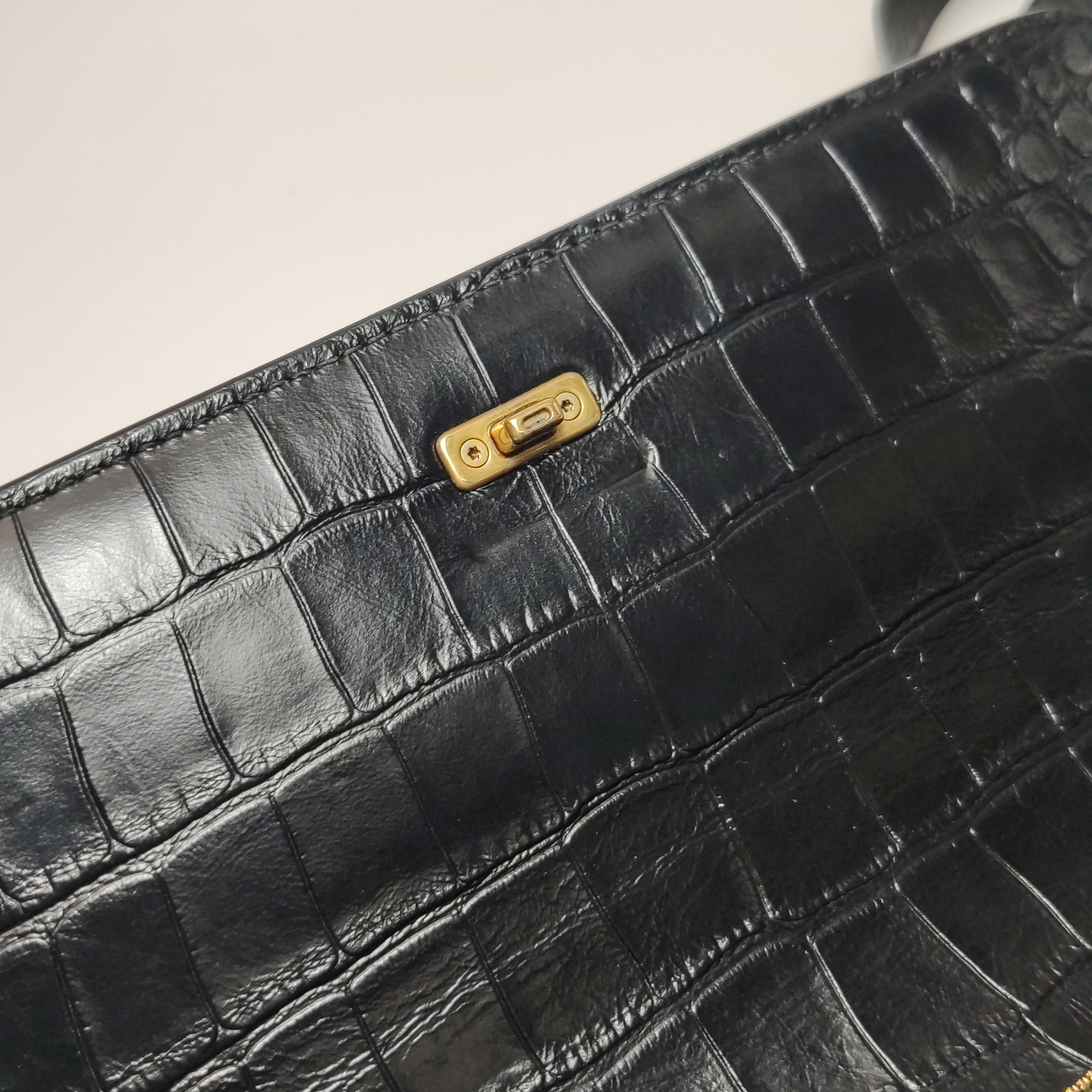 Balenciaga Gossip Flap Bag Crocodile Embossed Leather Small — photo 16 of 22