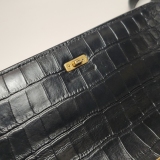 Balenciaga Gossip Flap Bag Crocodile Embossed Leather Small — thumbnail 16