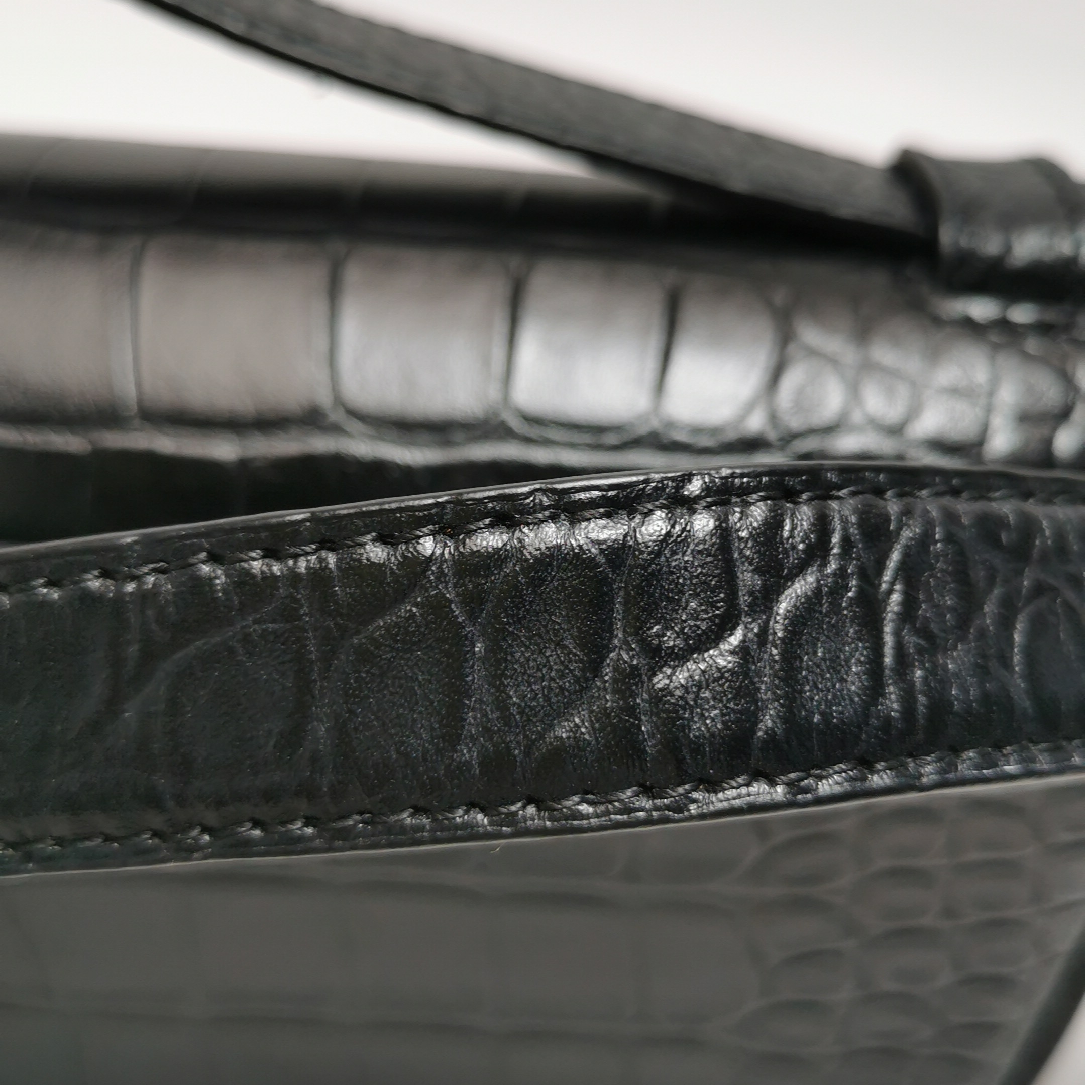 Balenciaga Gossip Flap Bag Crocodile Embossed Leather Small — photo 12 of 15