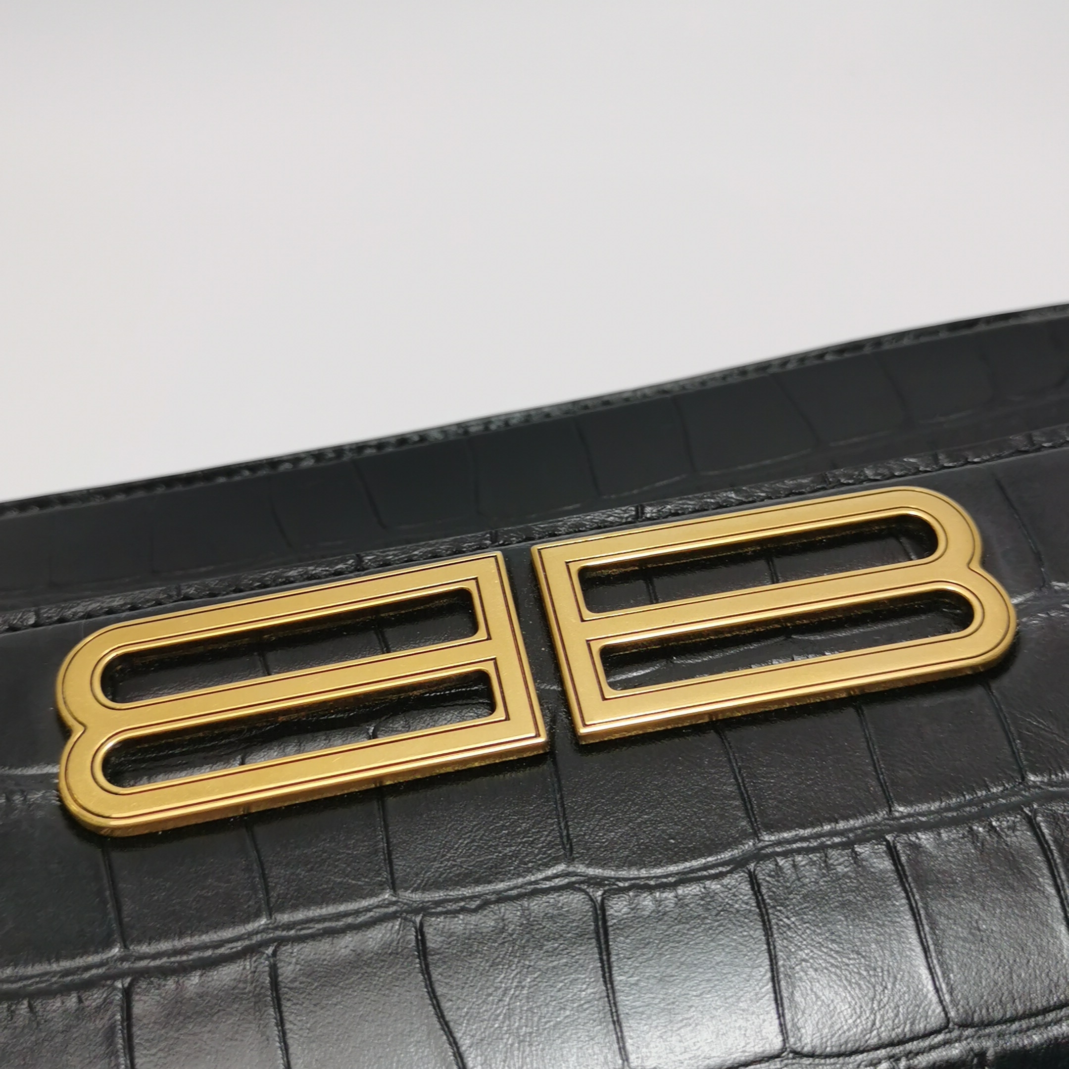 Balenciaga Gossip Flap Bag Crocodile Embossed Leather Small — photo 15 of 15