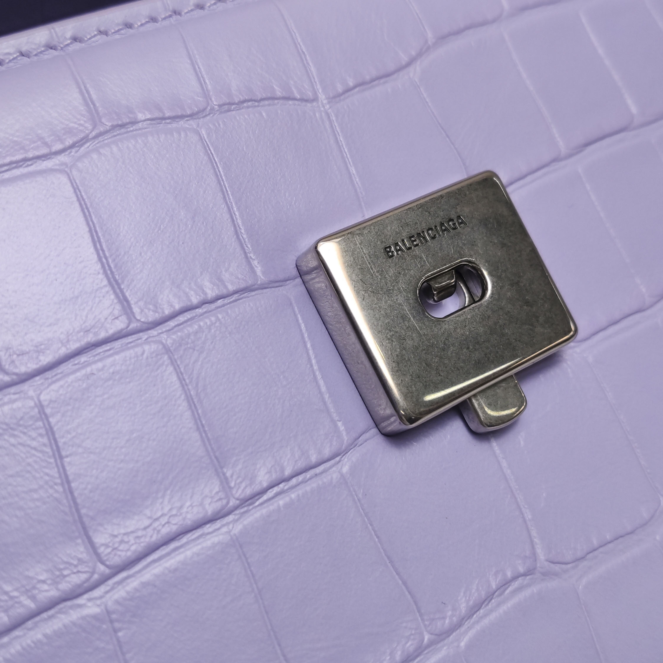Balenciaga Gossip Flap Bag Crocodile Embossed Leather Small — photo 8 of 14